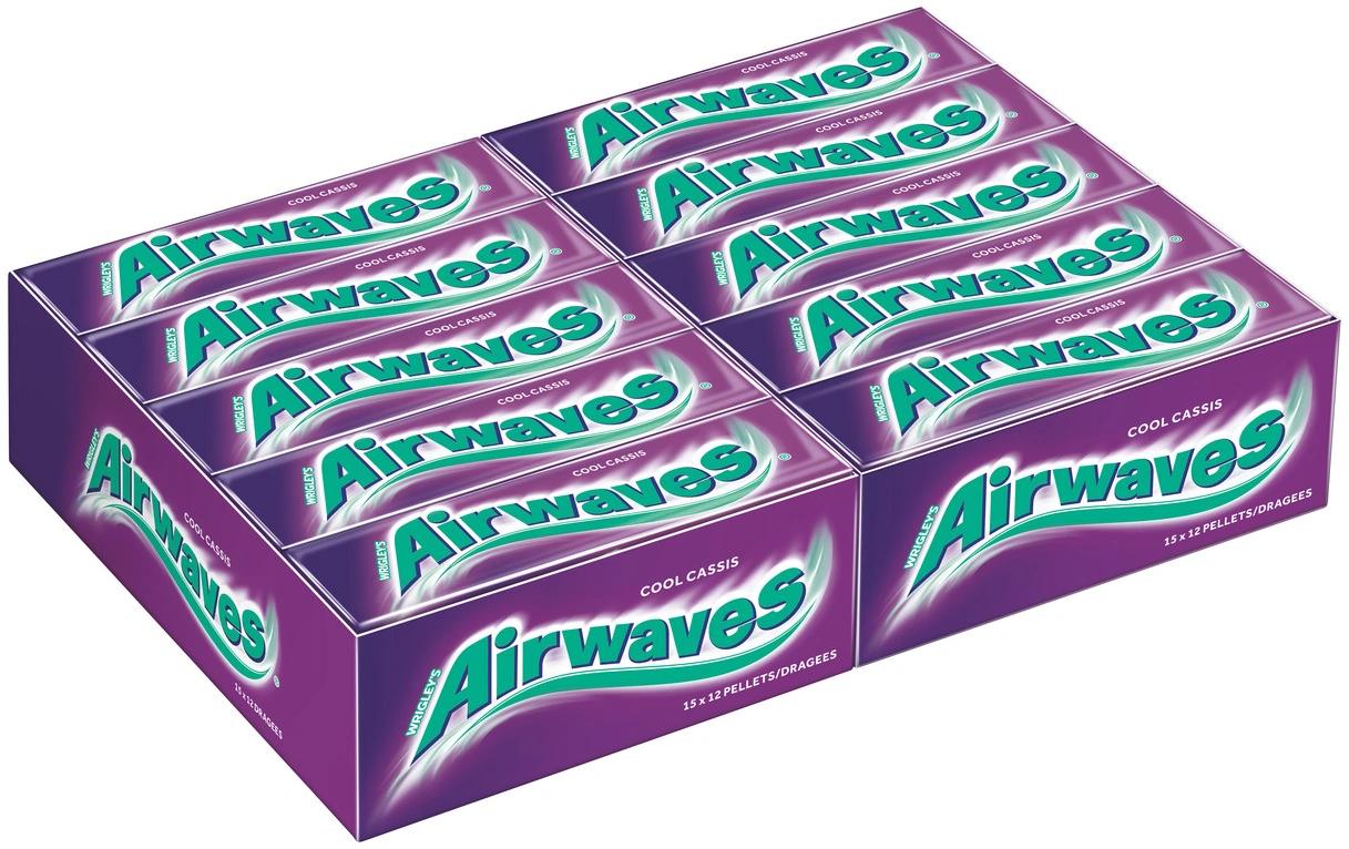 Airwaves Kaugummi Cool Cassis 30 x 14 g