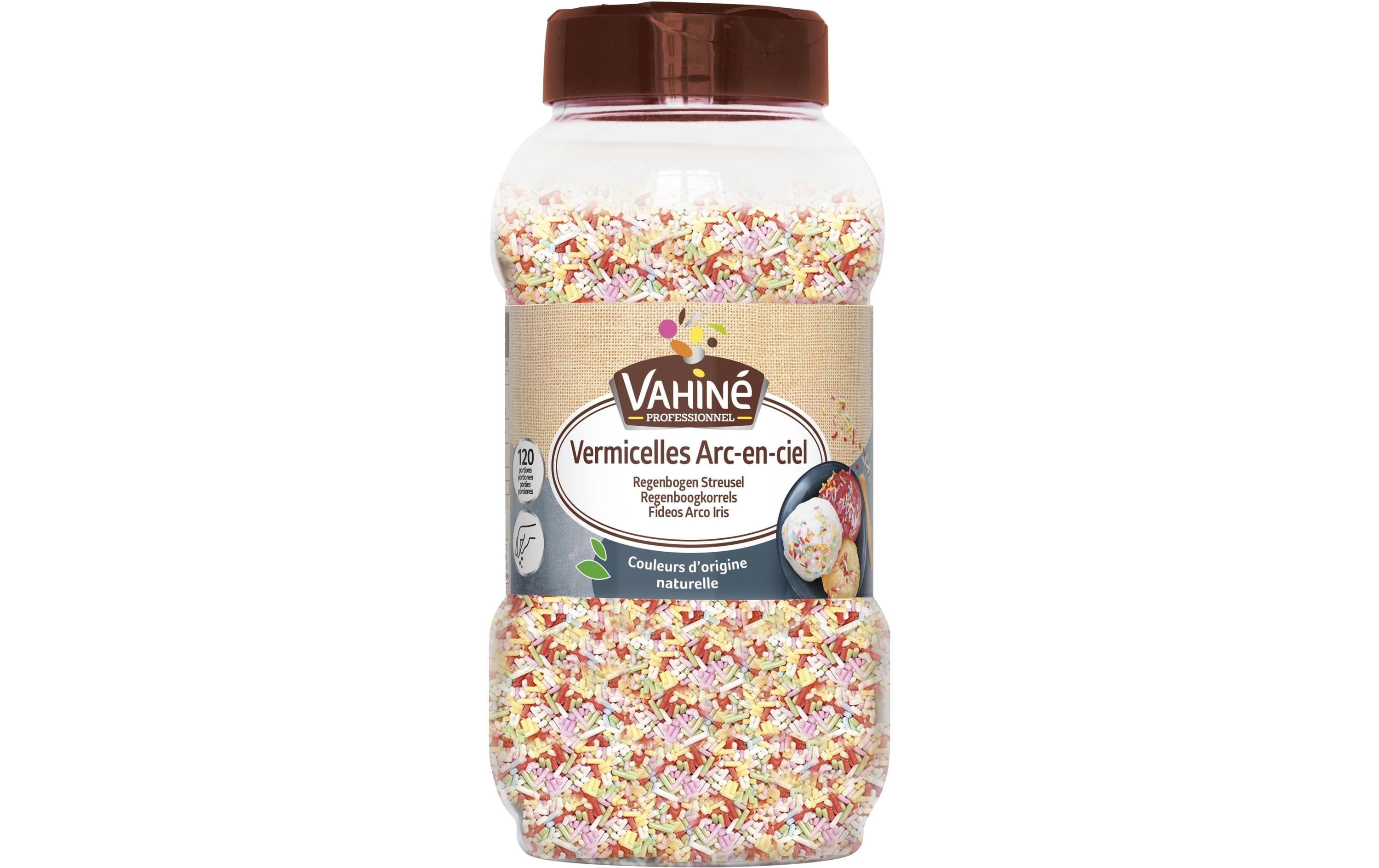 Vahiné Zuckerdekore Streusel Regenbogen 700 g