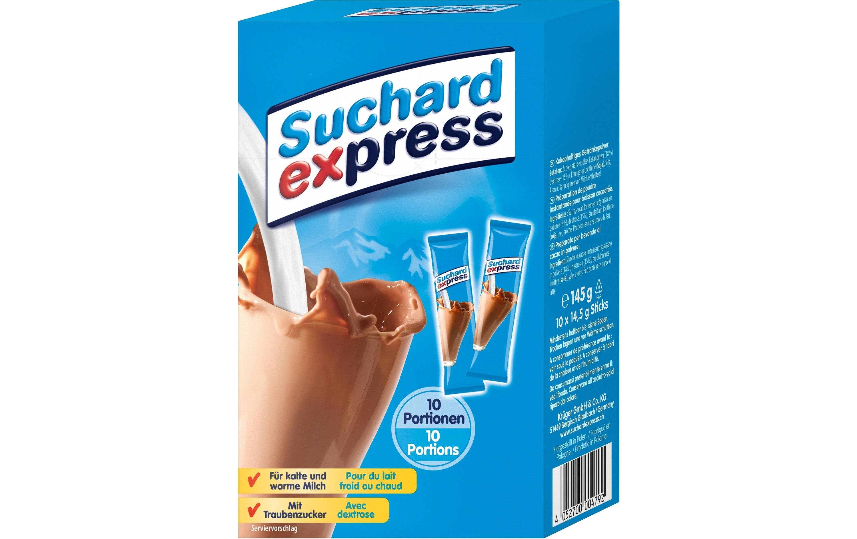 Suchard Express Kakaopulver Portionen 10 Stück