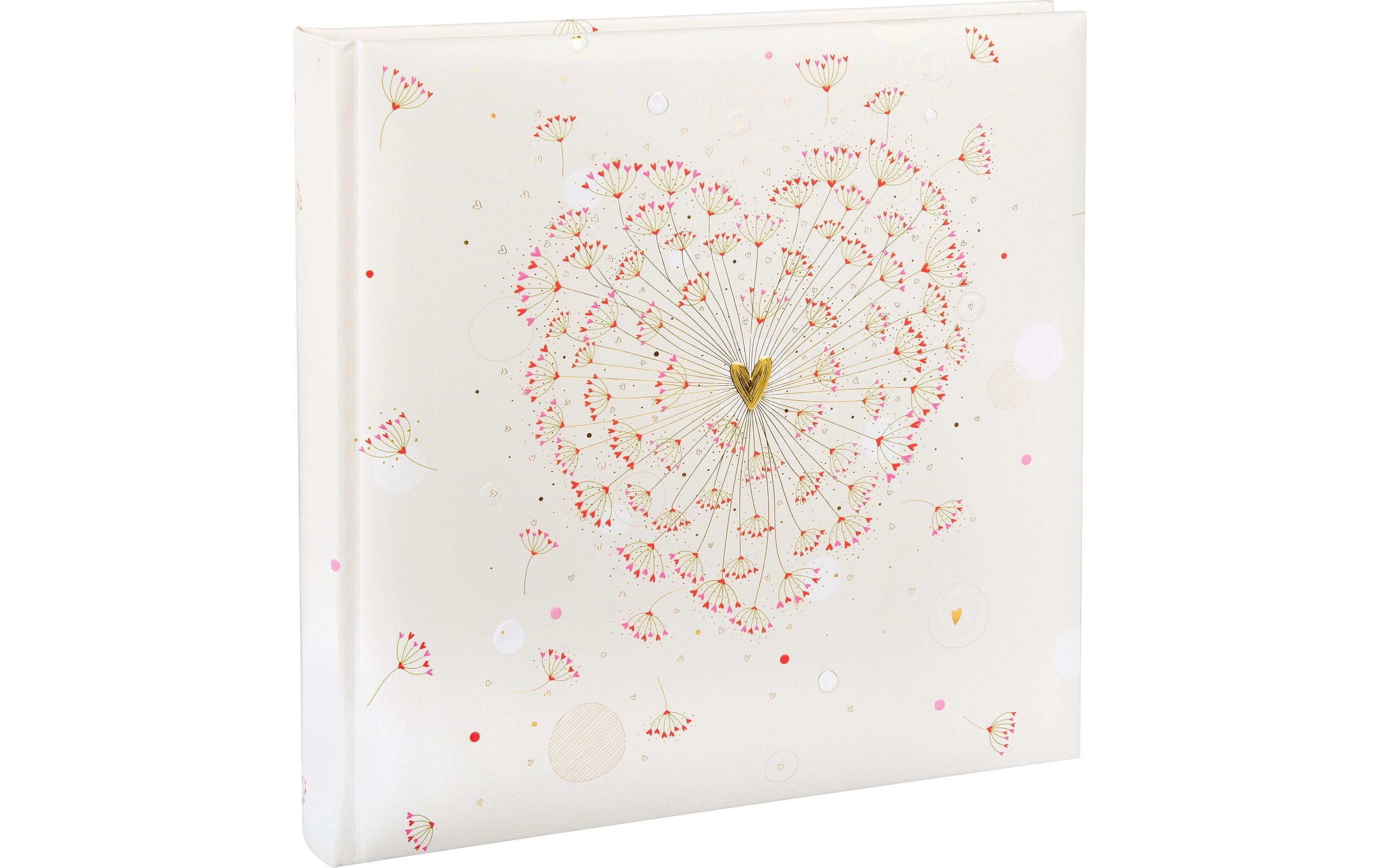 Goldbuch Hochzeitsalbum Golden Heart, 25 x 25 cm, 60 Seiten