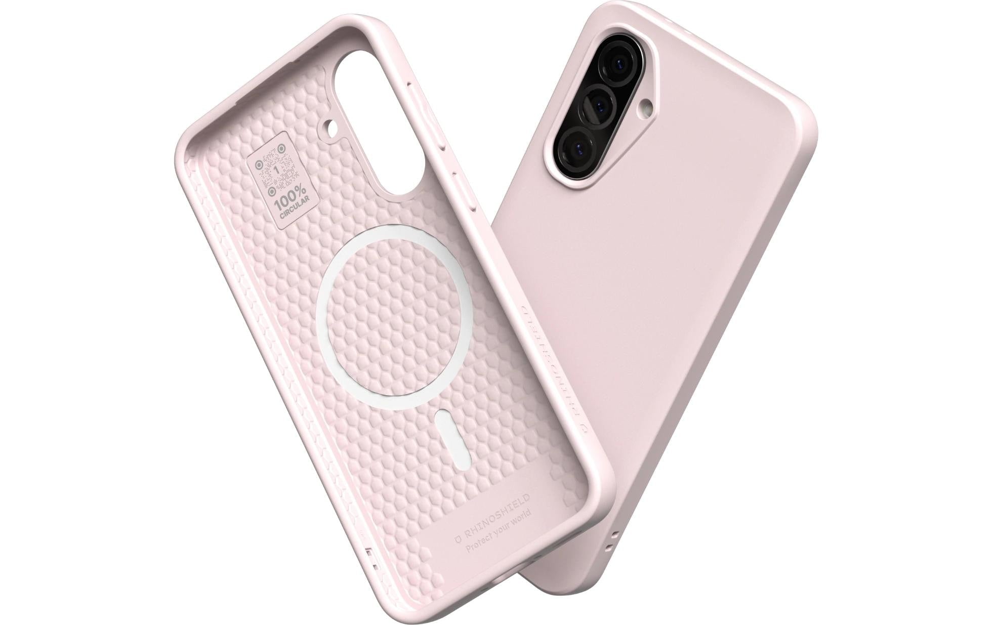 Rhinoshield Back Cover Solidsuite MagSafe Galaxy A56 5G Raspberry Sorbet