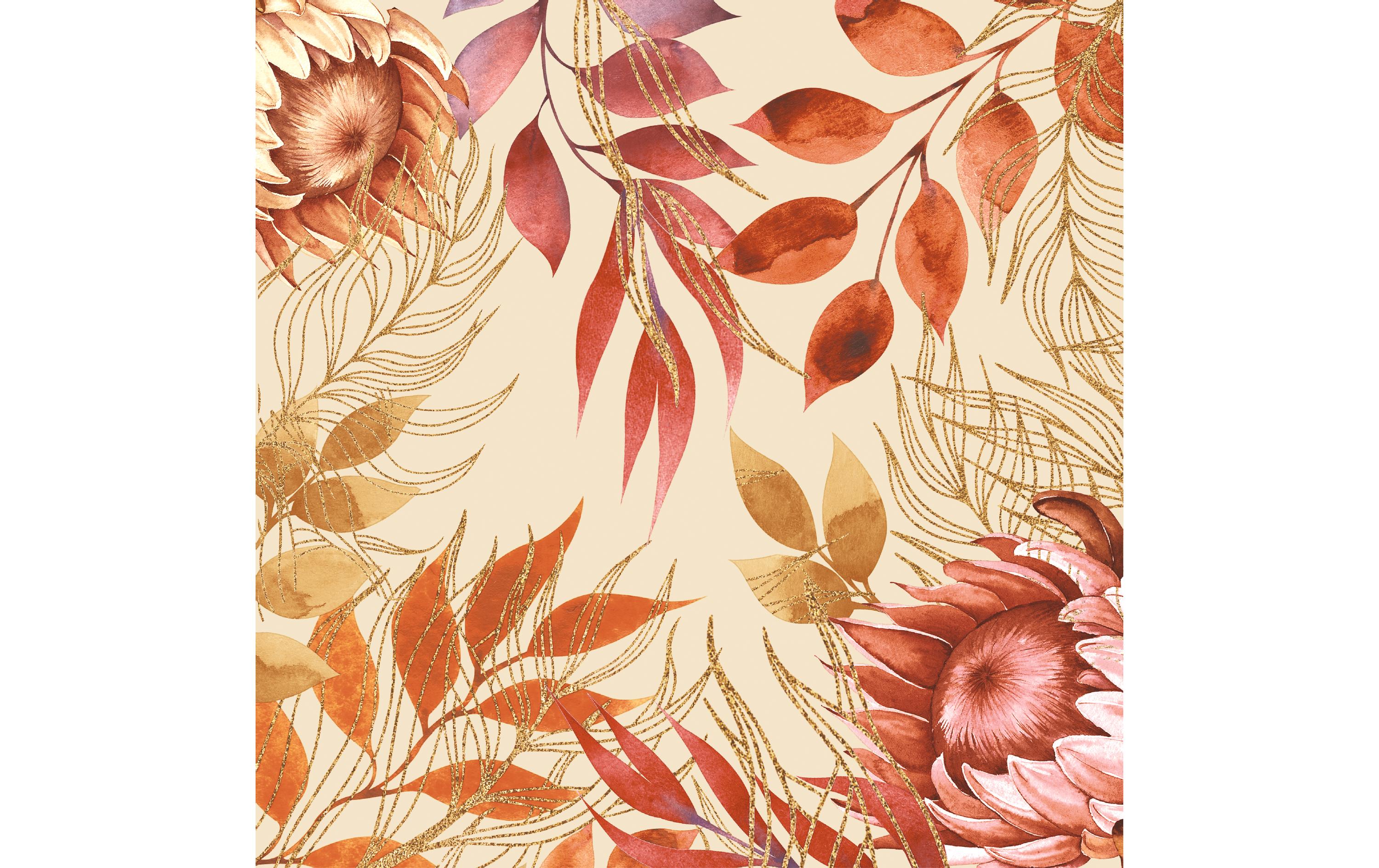 Paper + Design Servietten Herbstblüten 33 cm x 33 cm, 20 Stück
