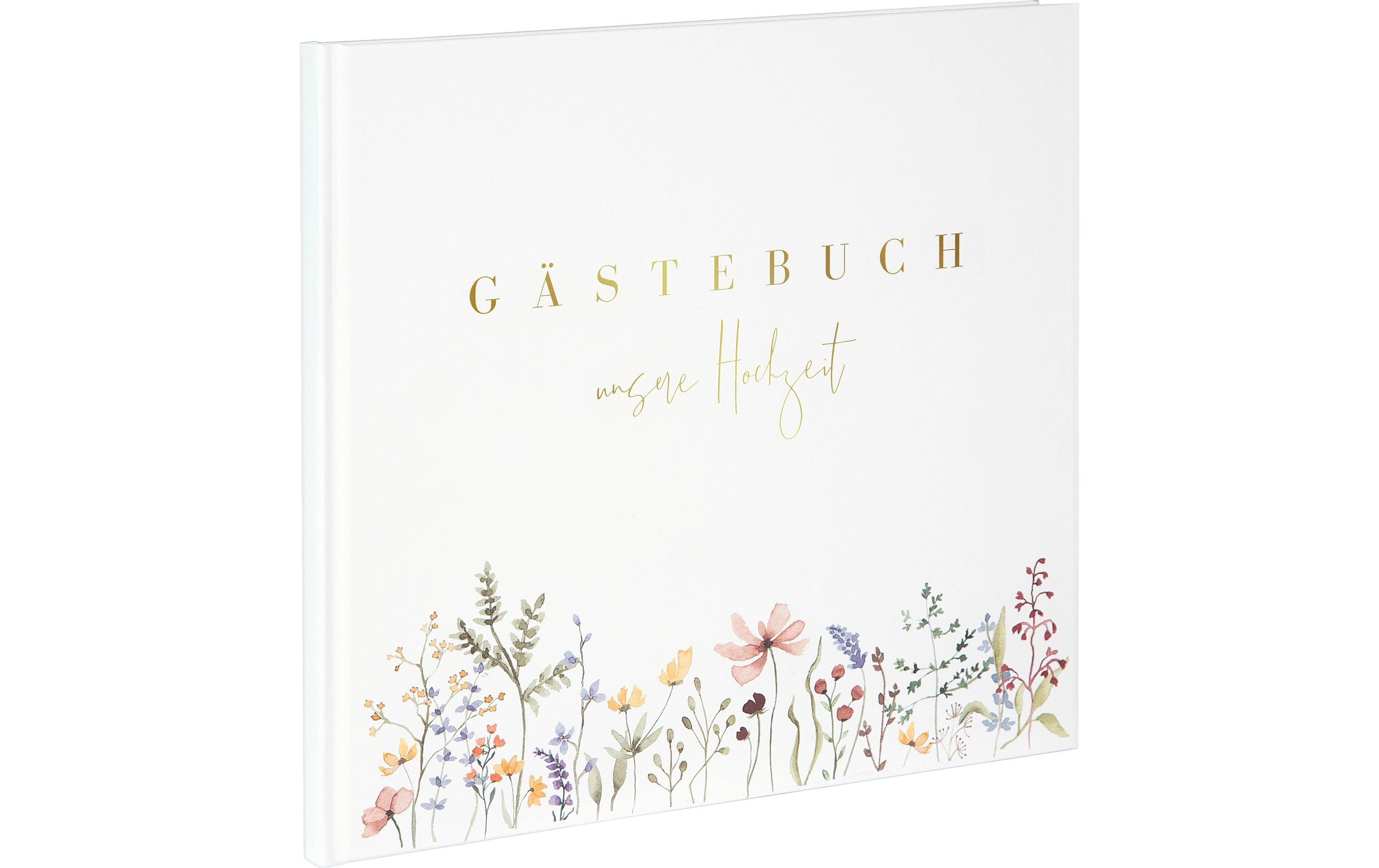 Goldbuch Gästebuch Blütenliebe 24.5 x 22.5 cm, 100 Seiten