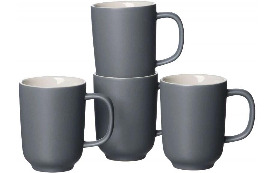Ritzenhoff & Breker Kaffeetasse Jasper 4 Stück, Grau