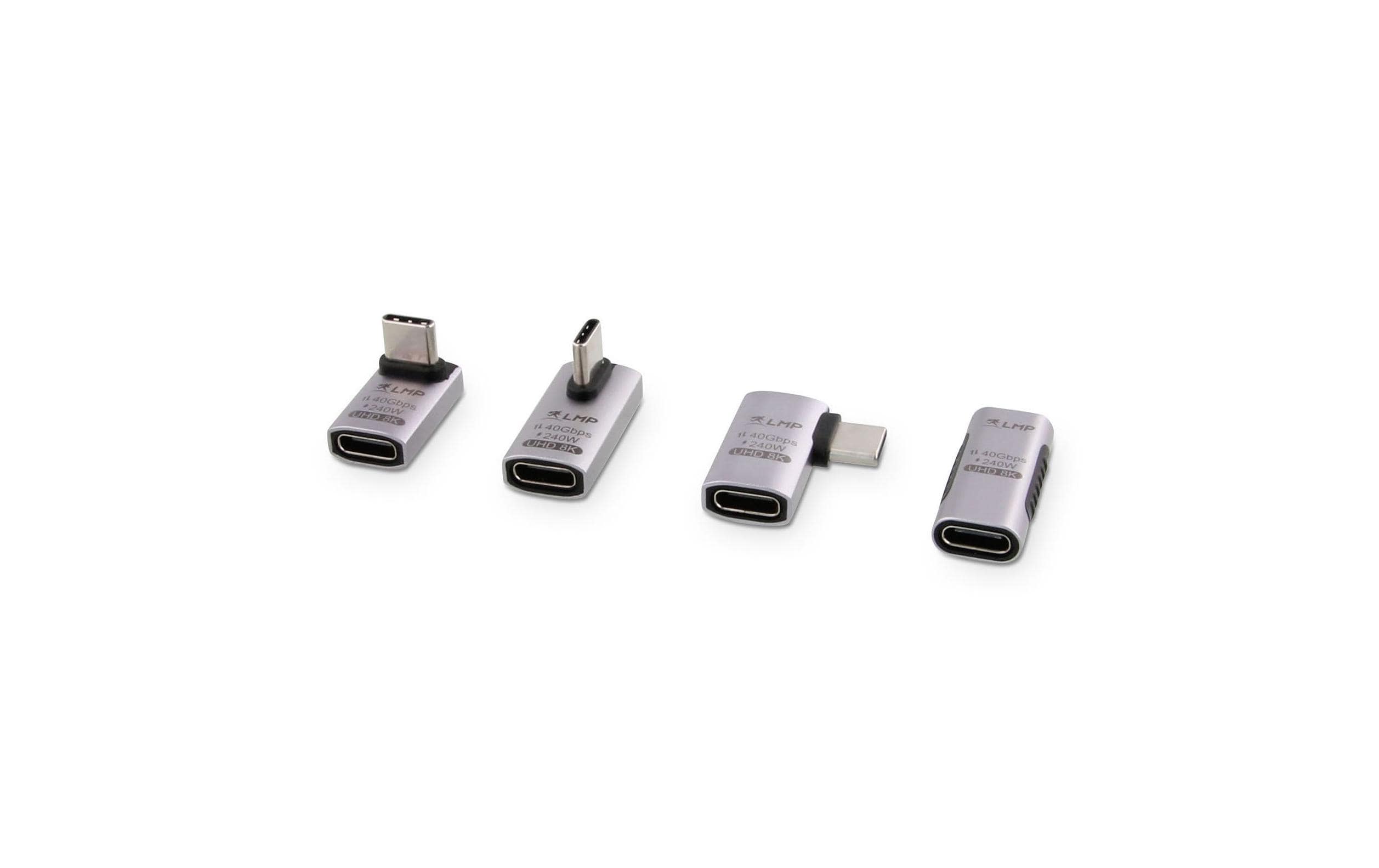 LMP USB-Adapter USB-C auf USB-C, 4-teilig