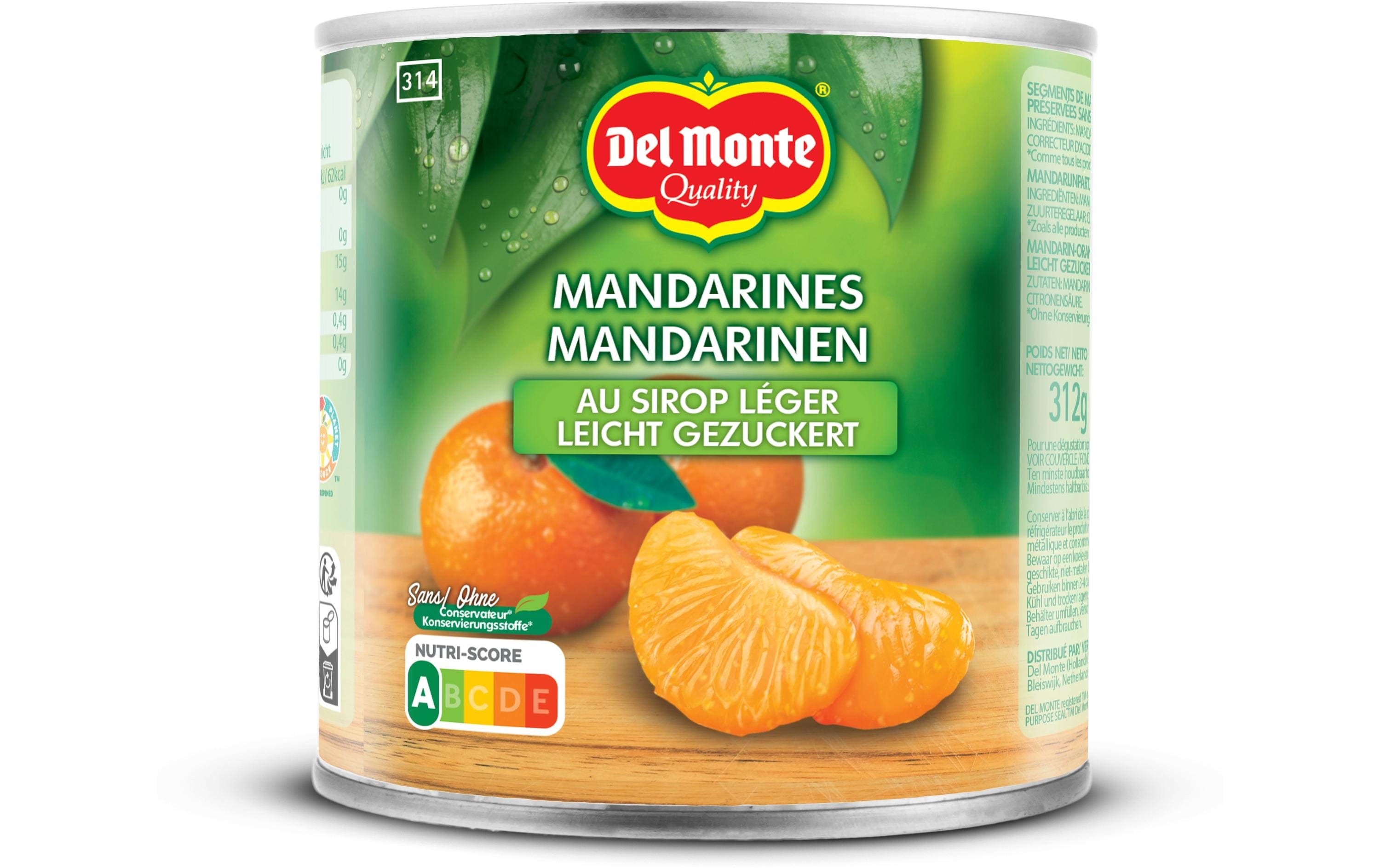Del Monte Dose Mandarinen leicht gezuckert 175 g
