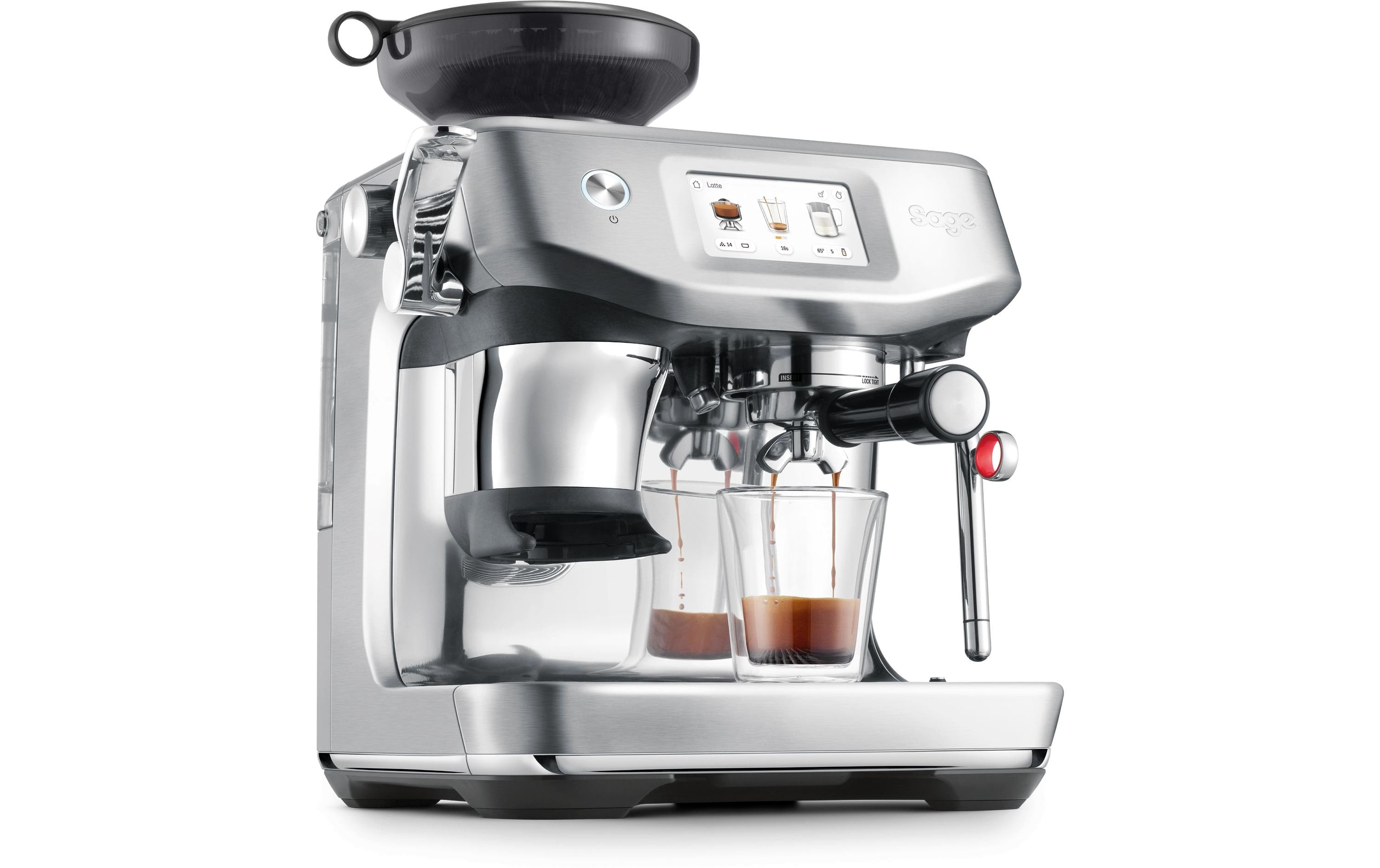 Sage the Barista Touch Impress Cold Brushed Stainless Steel