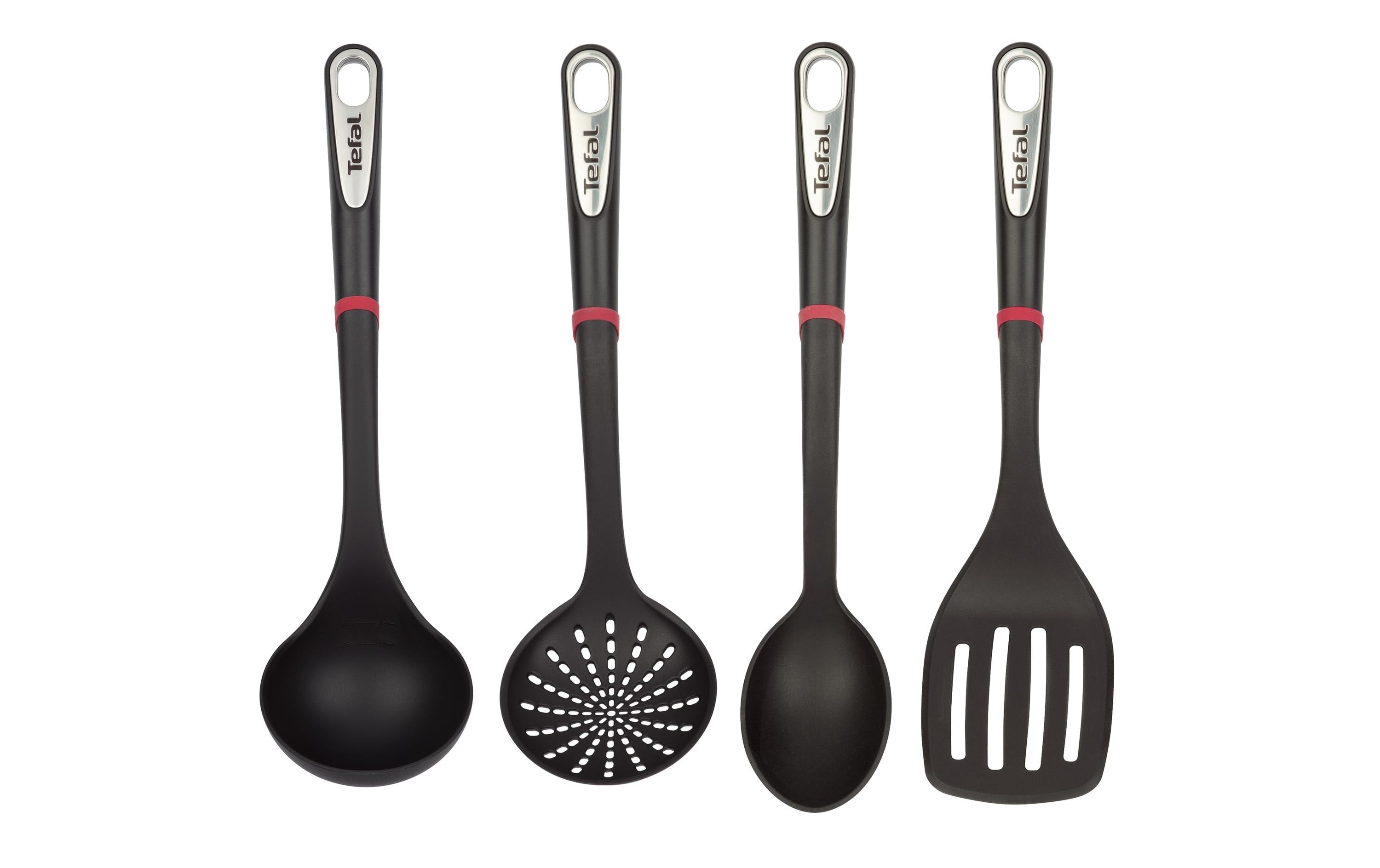 Tefal Küchenutensilien 4-teilig Schwarz