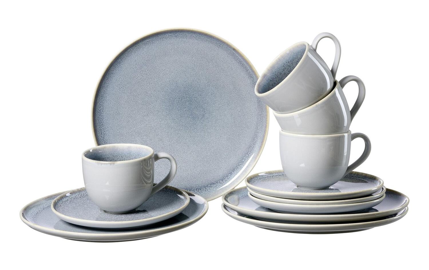 Ritzenhoff & Breker Kaffee-Service Skagen 12-teilig, Graublau