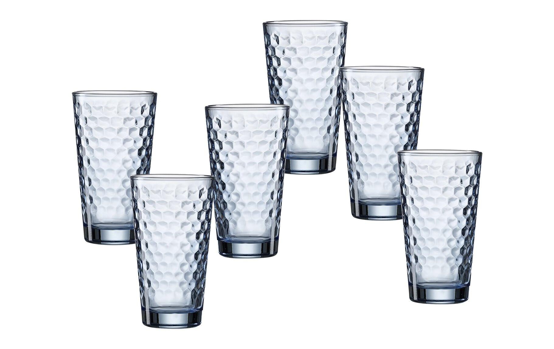 Ritzenhoff & Breker Longdrinkglas Favo 6 Stück, Blau