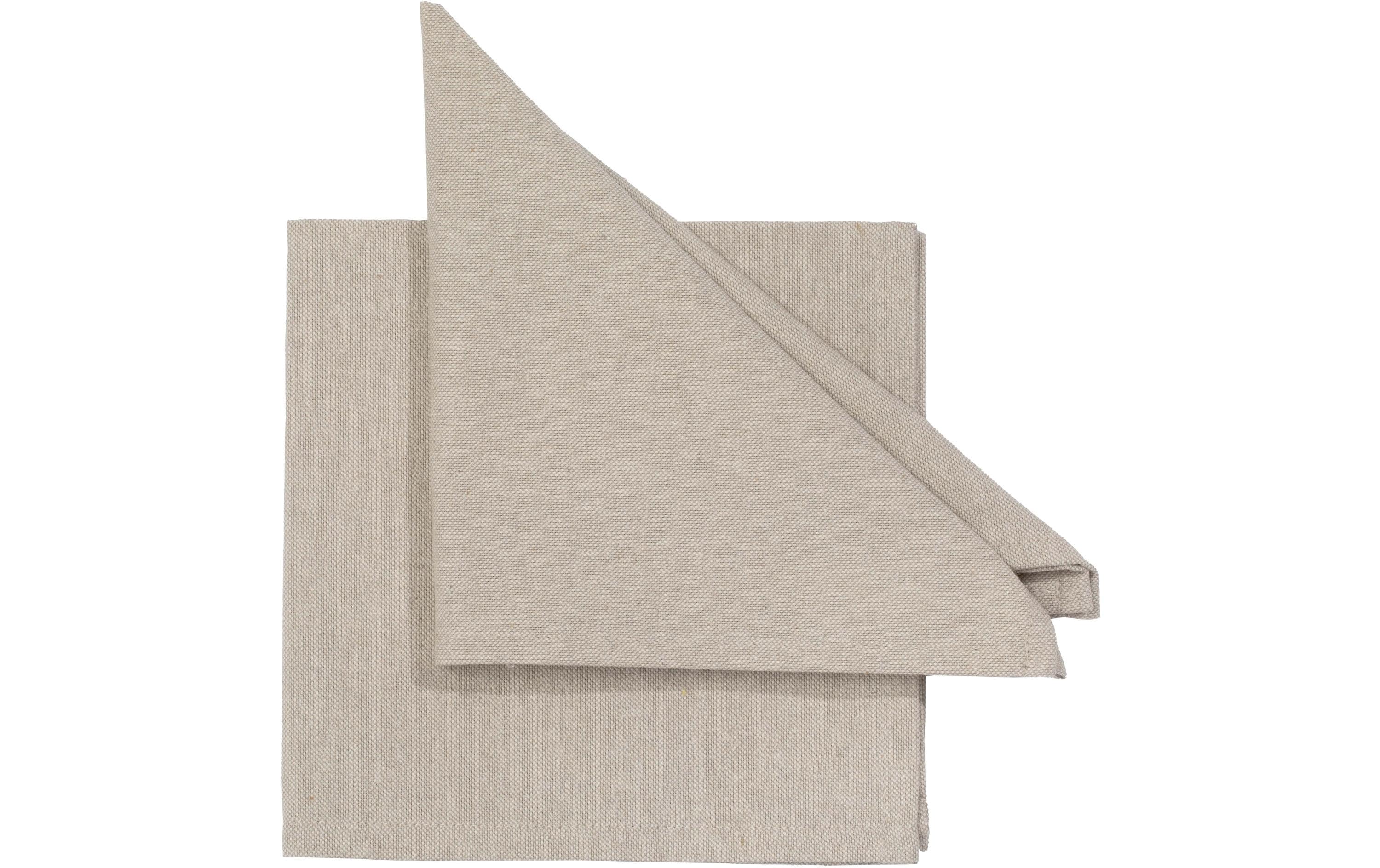 Pichler Stoffserviette Faro 40 cm x 40 cm, 6 Stück, Beige