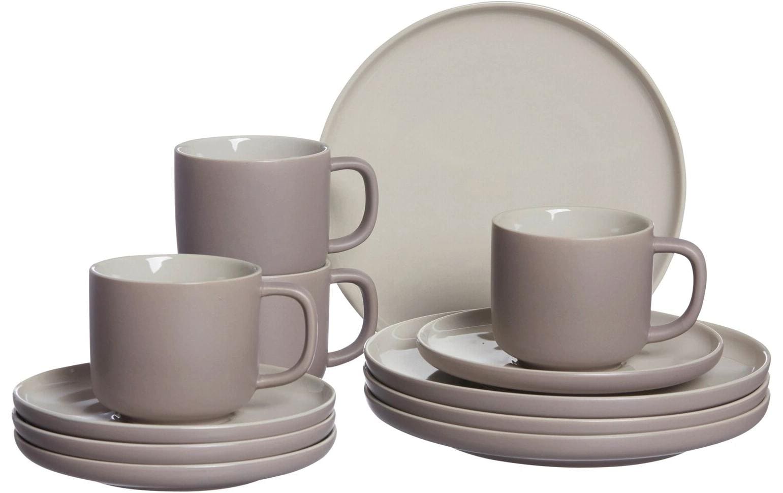Ritzenhoff & Breker Kaffee-Service Jasper 12-teilig, Taupe