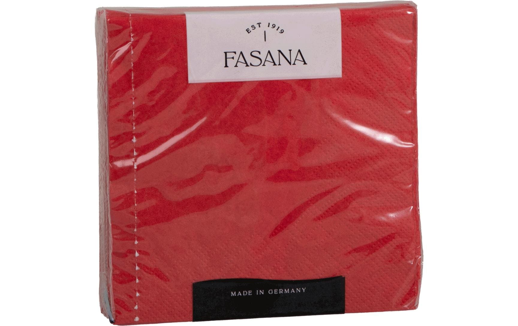 ELCO Cocktailservietten Uni, Rot, 24 x 24 cm, 20 Stück