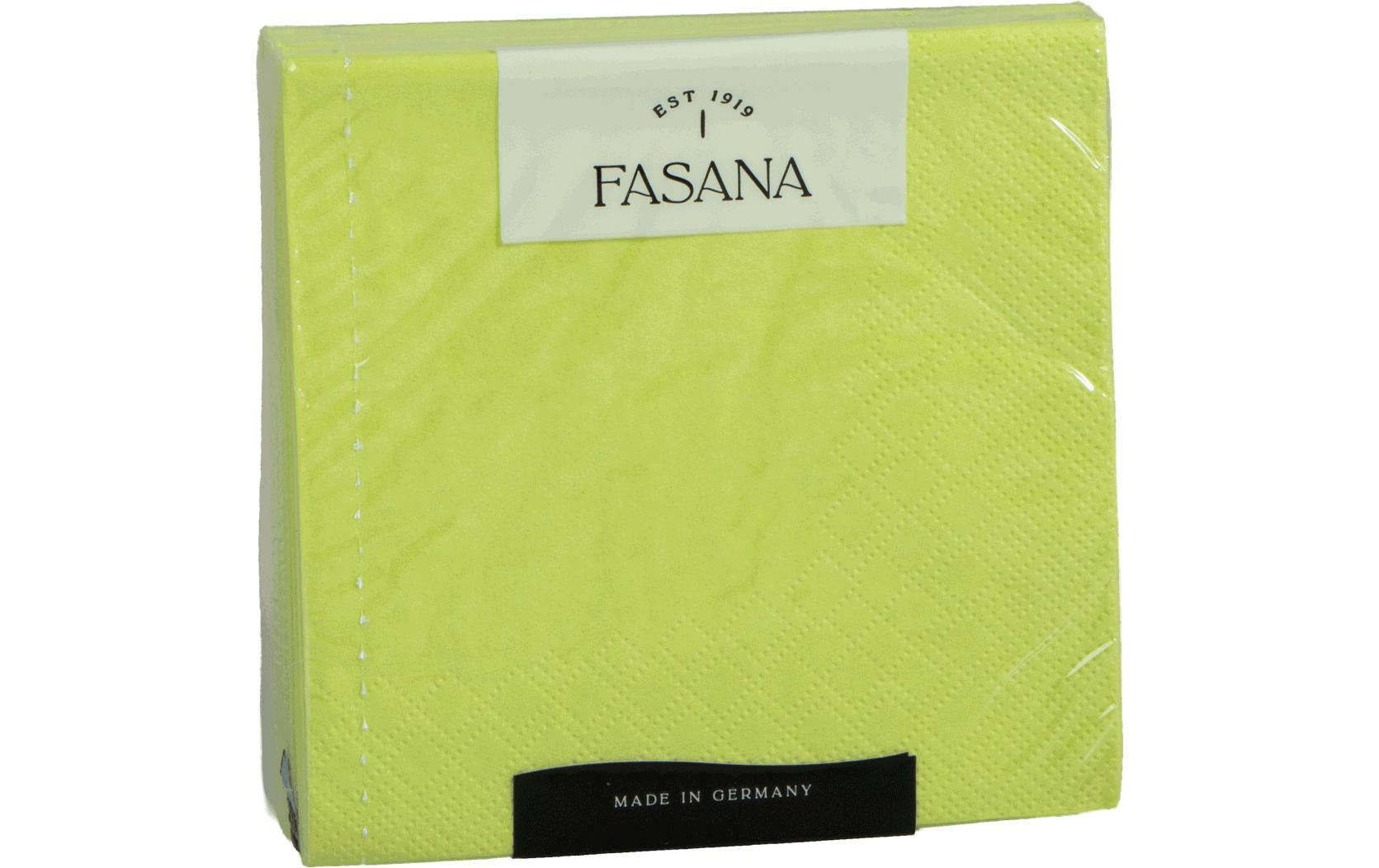 ELCO Cocktailservietten Uni, Limette, 24 x 24 cm, 20 Stück
