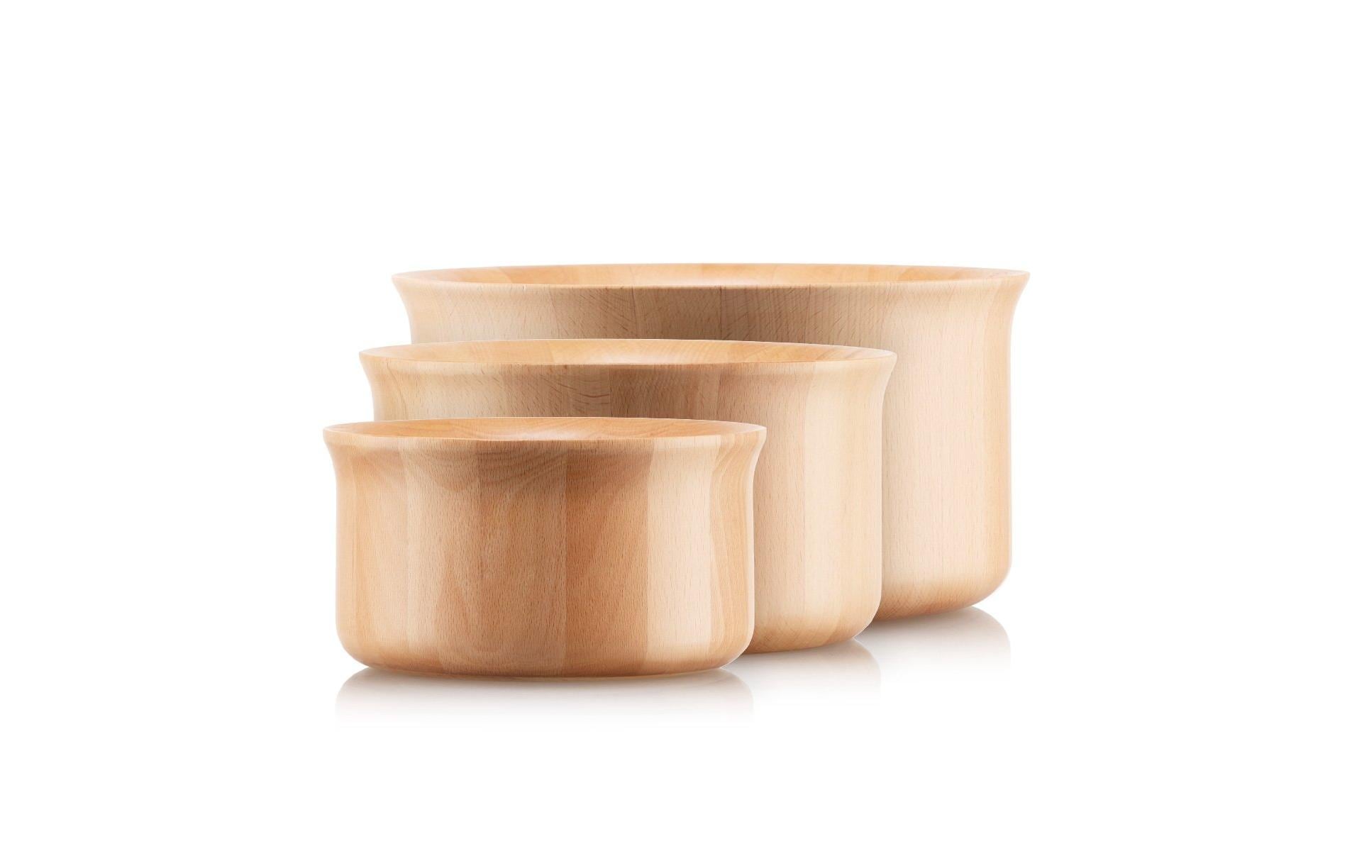 Bodum Salatschüssel Set Nissen 3-teilig Buche
