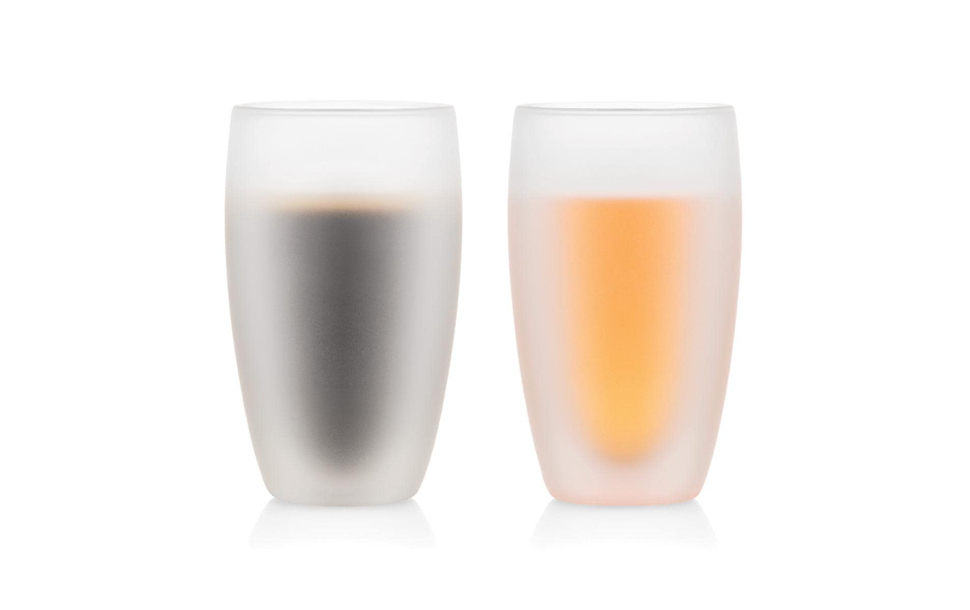Bodum Trinkglas Pavina 2er Set Weiss, milchig, 0.45 l