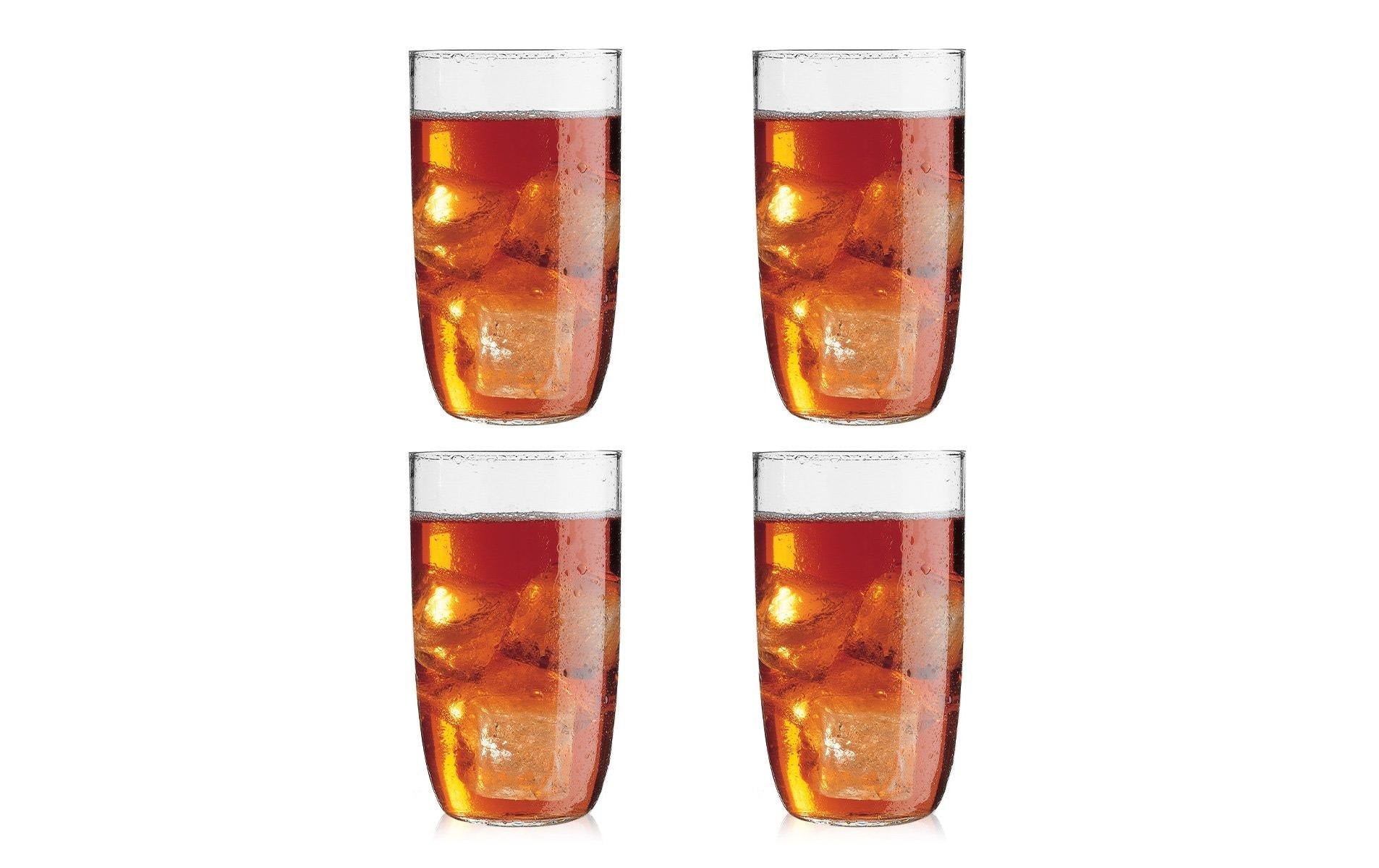 Bodum Trinkglas Kvadrant 4-teilig Transparent, 0.5 l