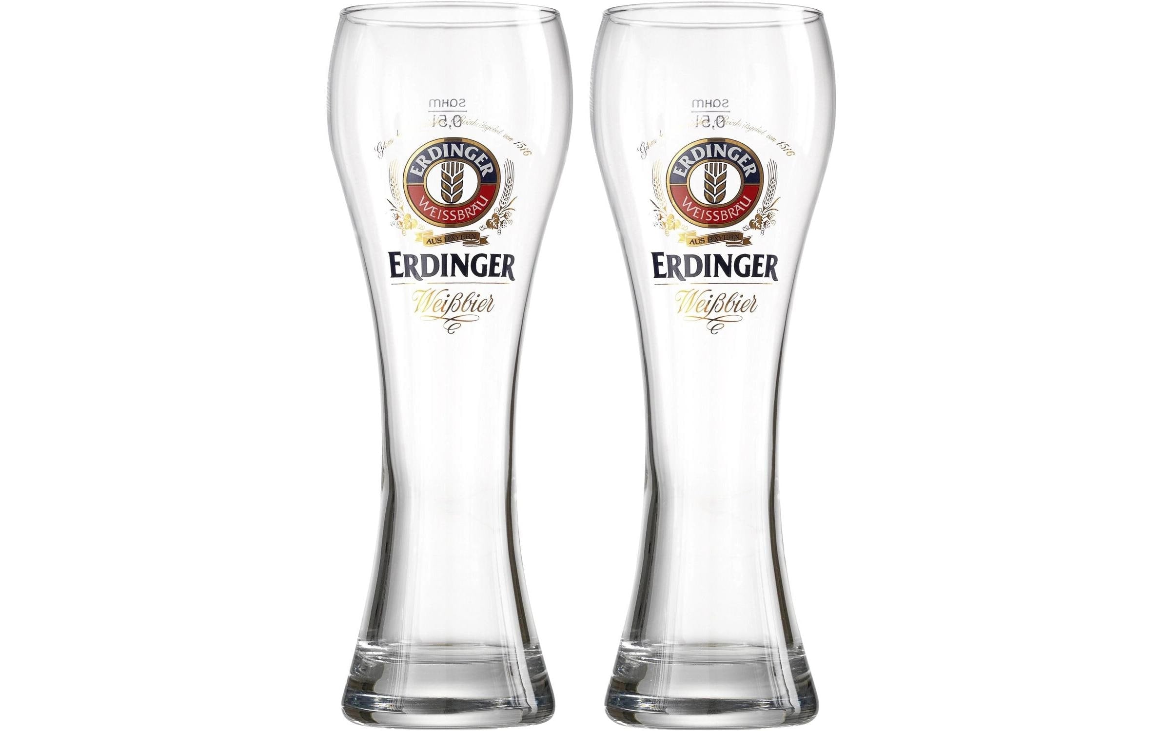 Ritzenhoff & Breker Bierglas Erdinger 500 ml, 2 Stück