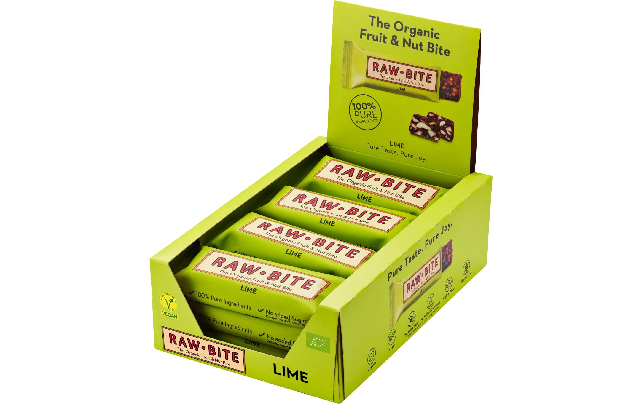 Rawbite Rohkostriegel Zitrone, 12 x 50g