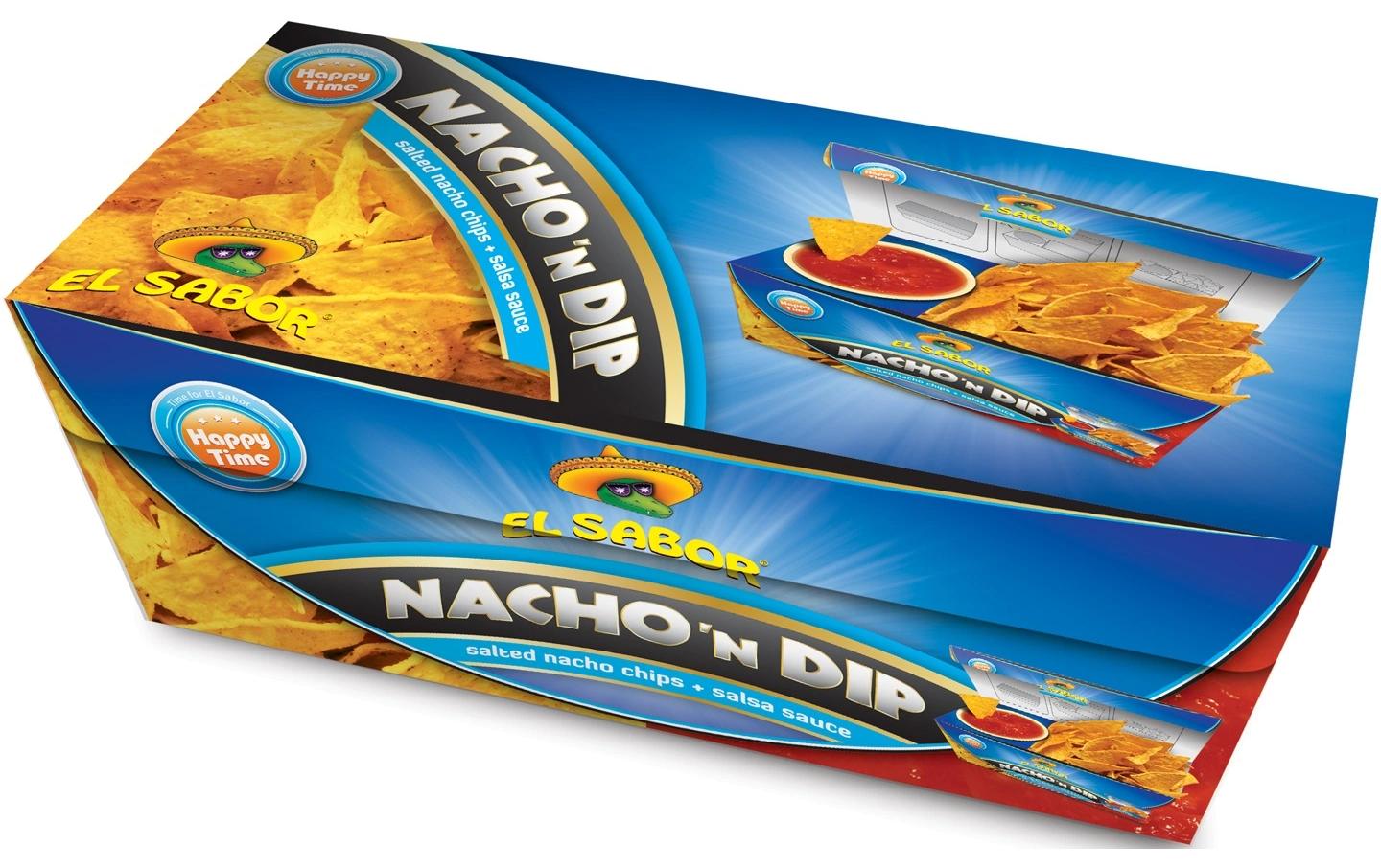 El Sabor Chips Nacho 'N Dip Salsa 175g