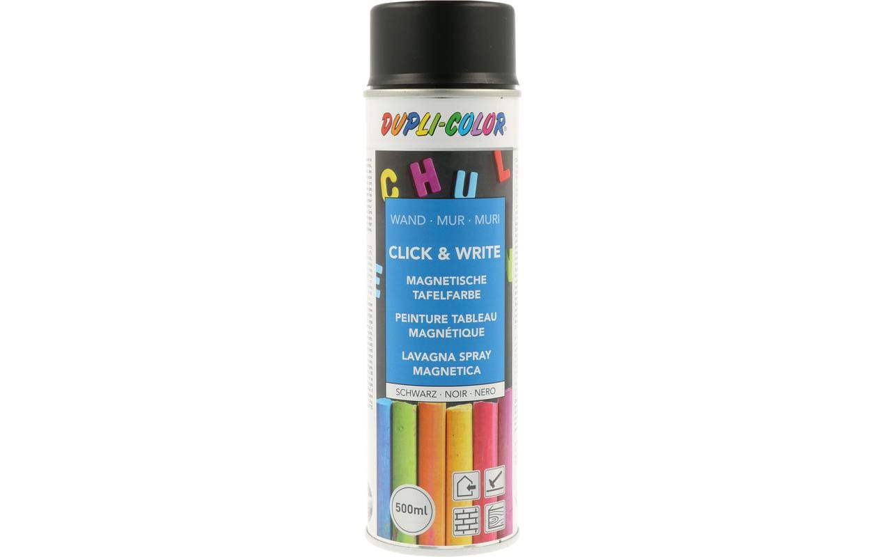 DUPLI-COLOR Click & Write Schultafellack, 500 ml, Schwarz