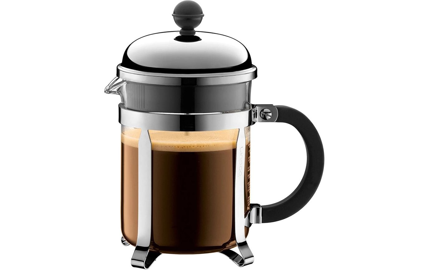 Bodum Kaffeebereiter Chambord Verchromt, Schwarz, 0.5 l