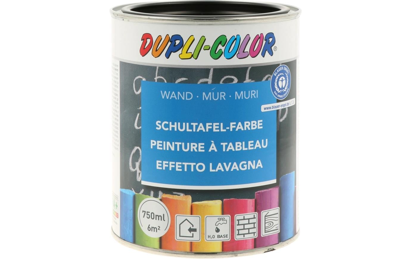DUPLI-COLOR Schultafel-Farbe Schwarz, 750 ml