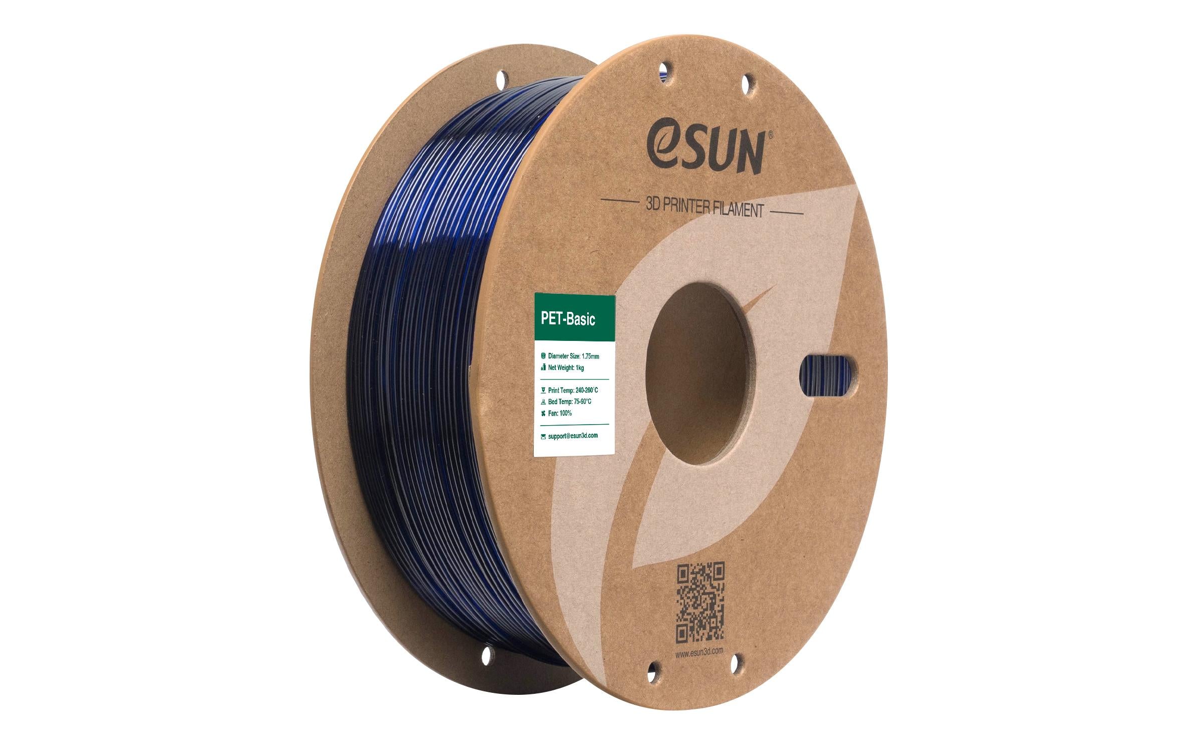 eSun Filament PET Basic Blau 1.75 mm 1 kg