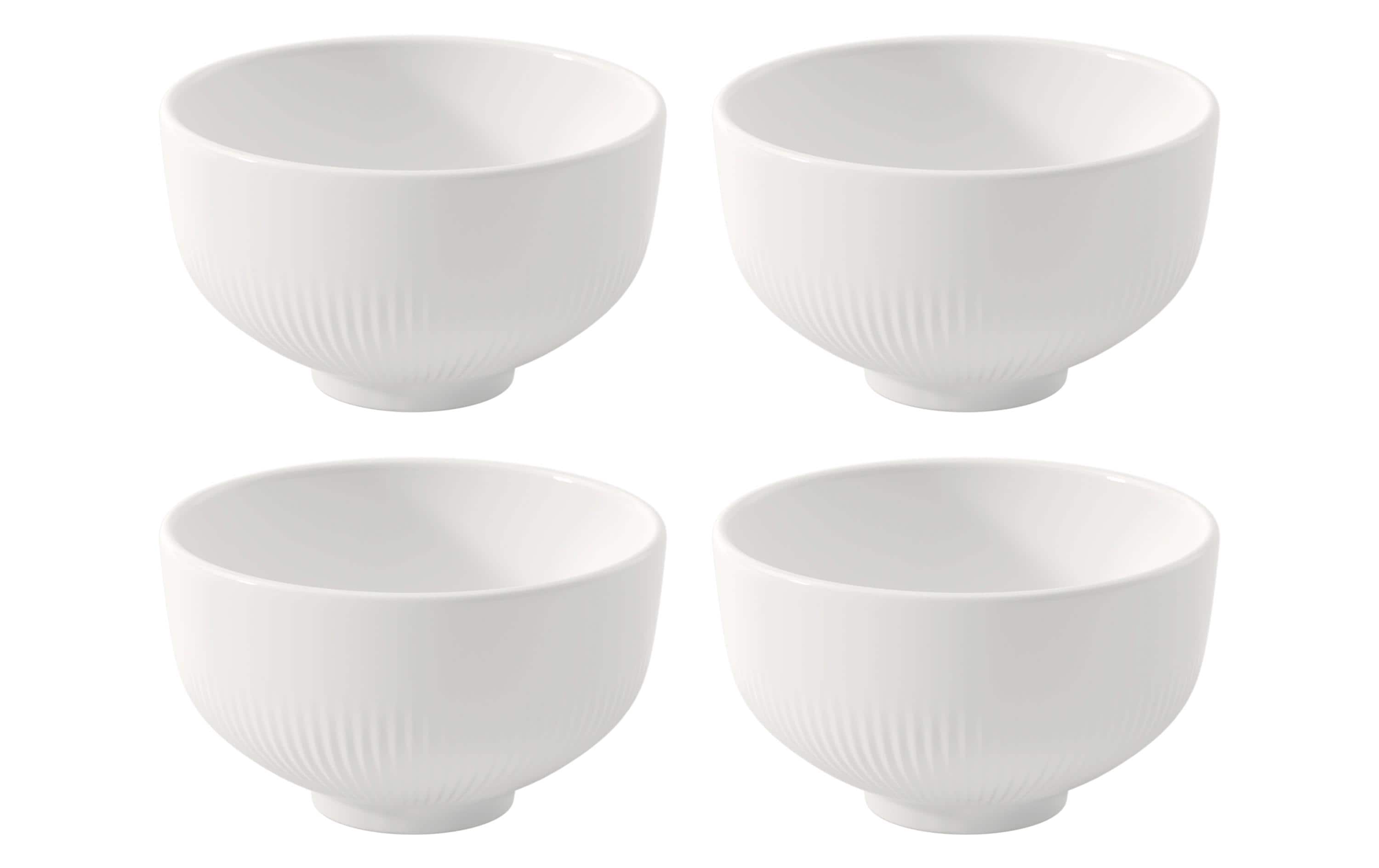 Villeroy & Boch Schüssel Afina 4 Stück, Weiss, 11 cm