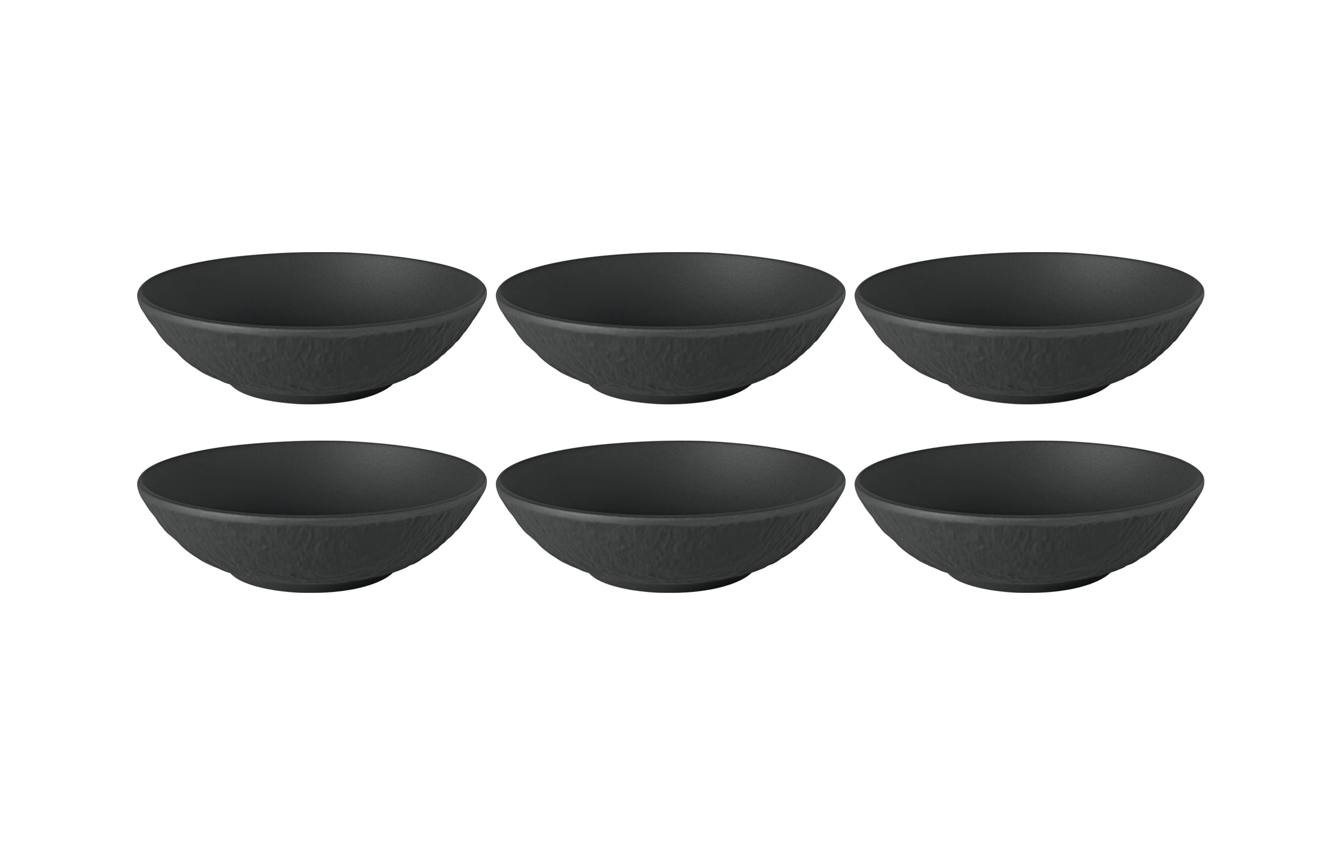 Villeroy & Boch Dessert-Schale Manufacture 6 Stück, Schwarz