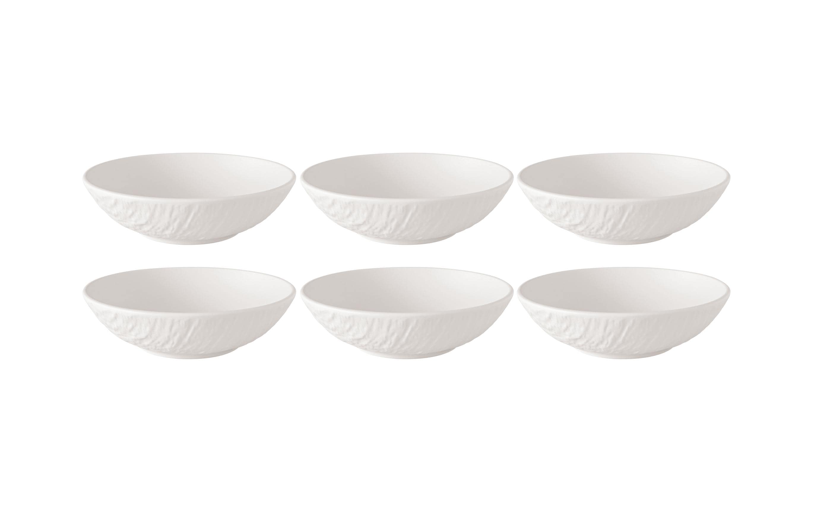 Villeroy & Boch Dessert-Schale Manufacture 6 Stück, Weiss