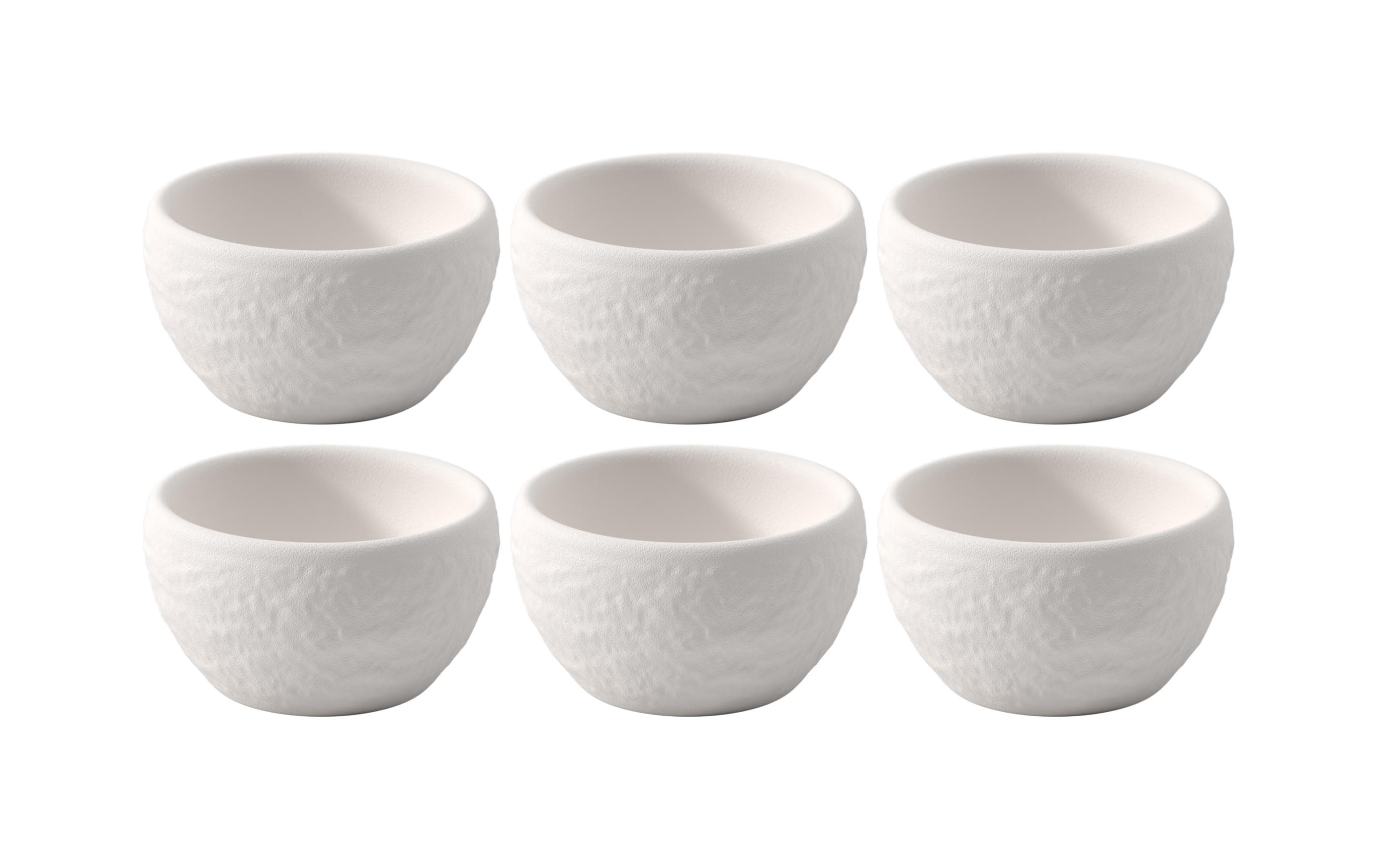 Villeroy & Boch Eierbecher Manufacture 6 Stück, Weiss