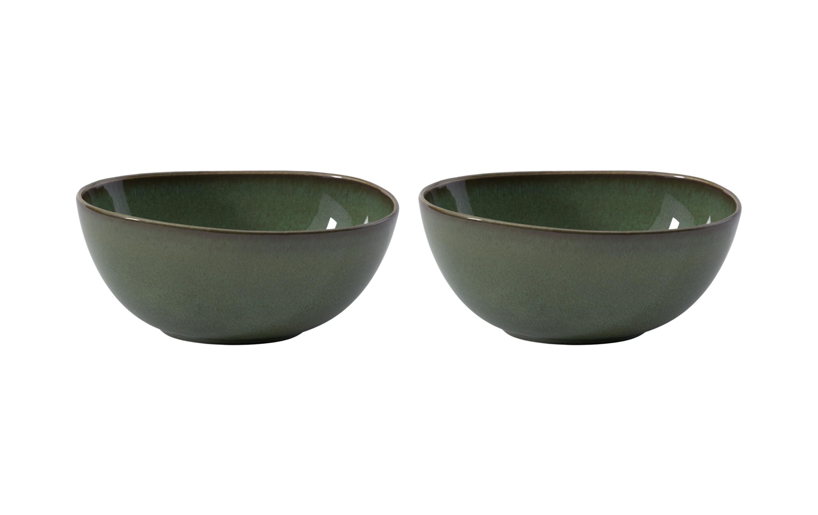 Villeroy & Boch Salat-/Servierschüssel Lave 2 Stück, Grün