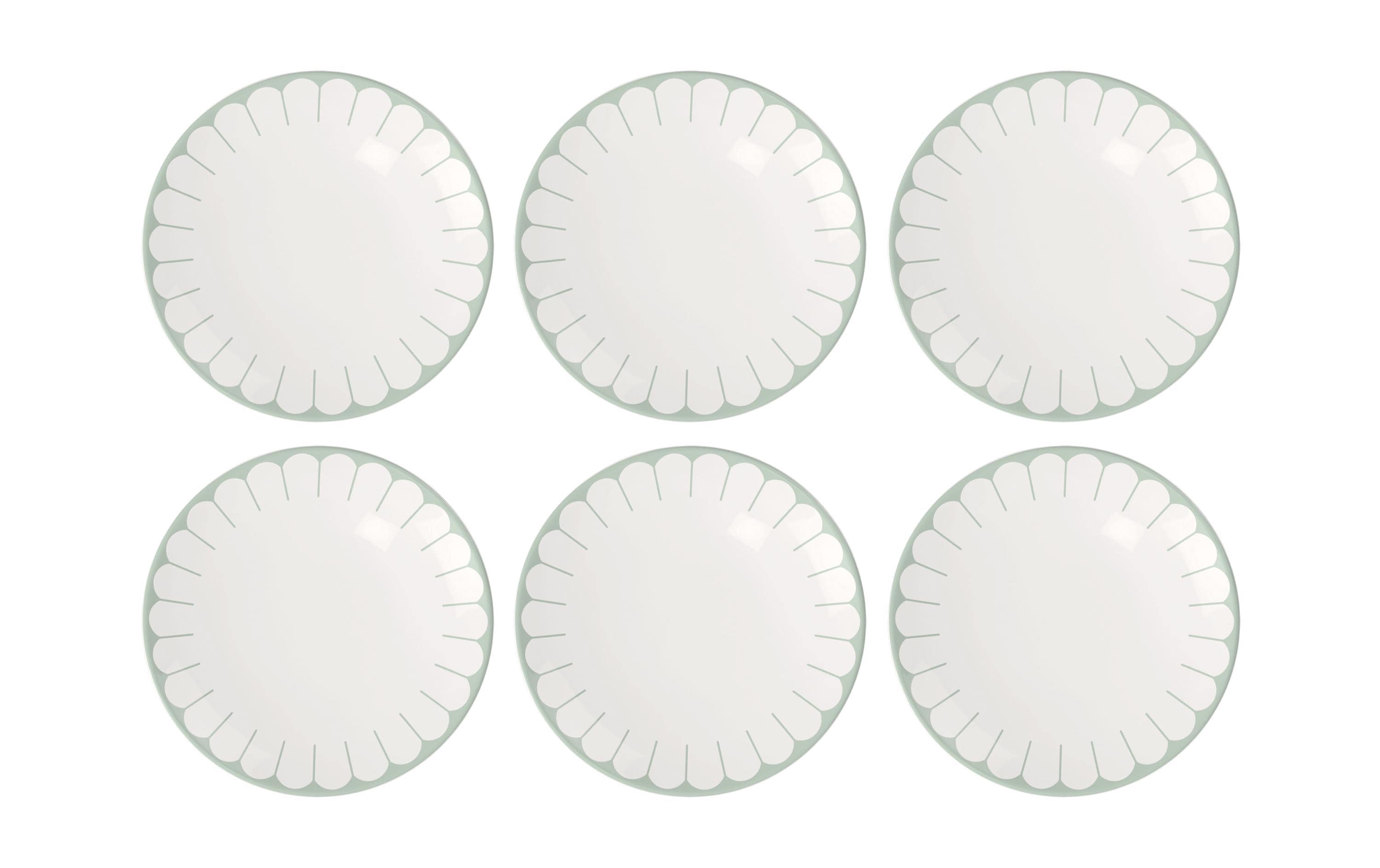 Villeroy & Boch Frühstücks- & Dessertteller Fleur 6 Stück, Grün