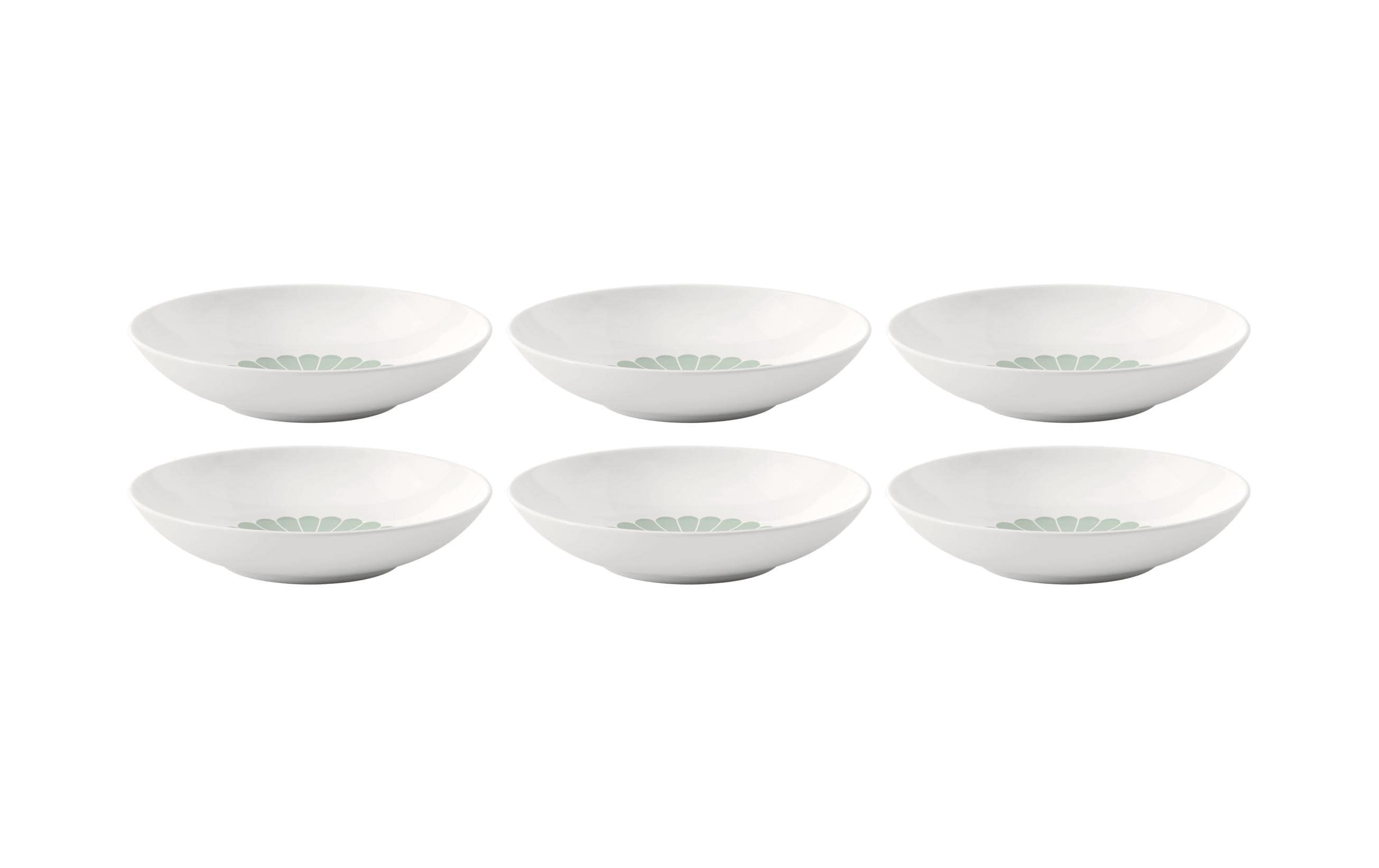 Villeroy & Boch Pastaschale Fleur 6 Stück, Grün