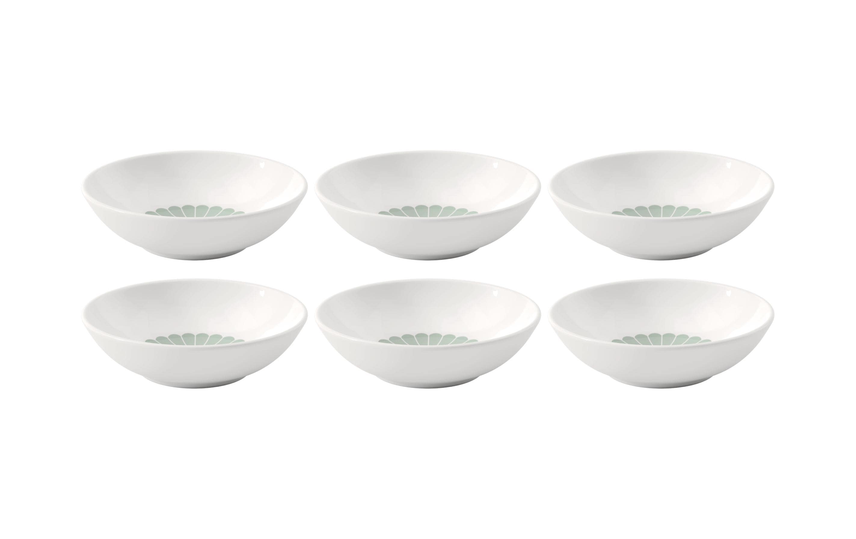 Villeroy & Boch Dessert-Schale Fleur 6 Stück, Grün