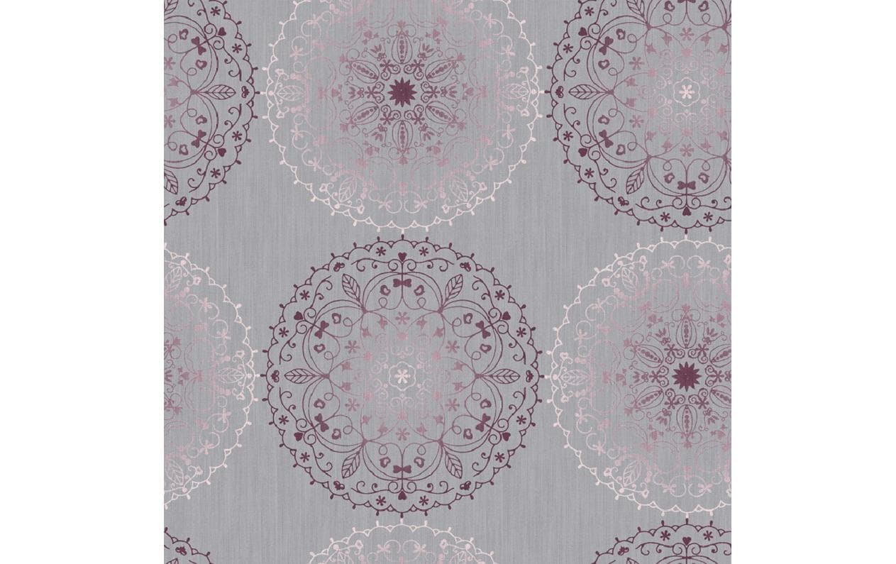 d-c-fix Tischdecke Charlene 140 cm x 180 m, Grau