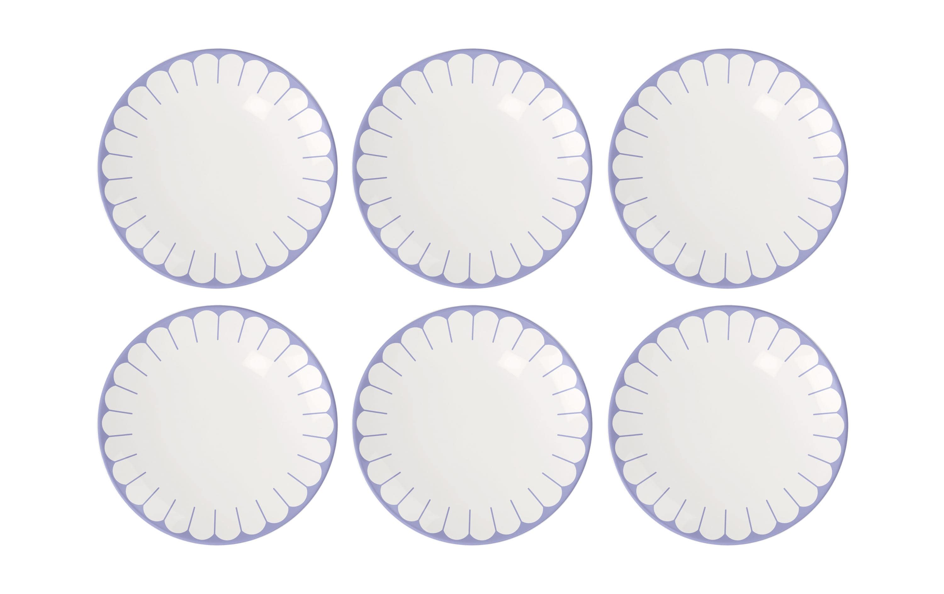 Villeroy & Boch Frühstücks- & Dessertteller Fleur 6 Stück, Blau