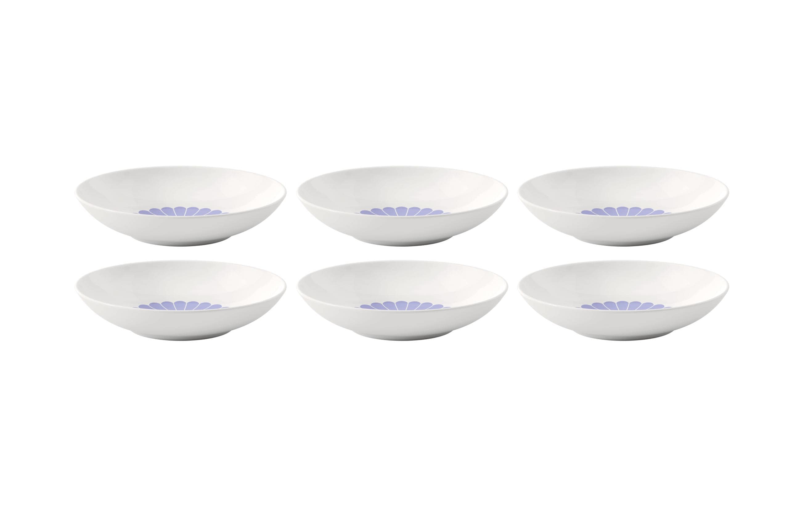 Villeroy & Boch Dessert-Schale Fleur 6 Stück, Blau