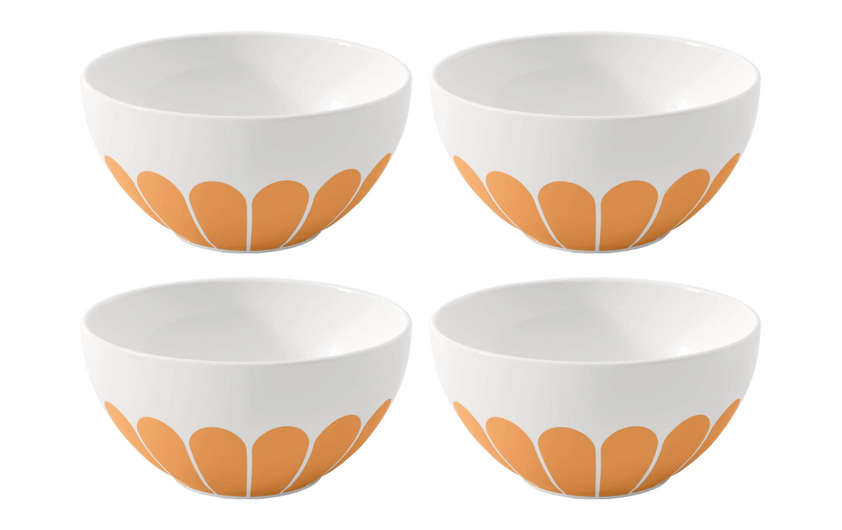 Villeroy & Boch Müslischale Fleur 4 Stück, Gelb