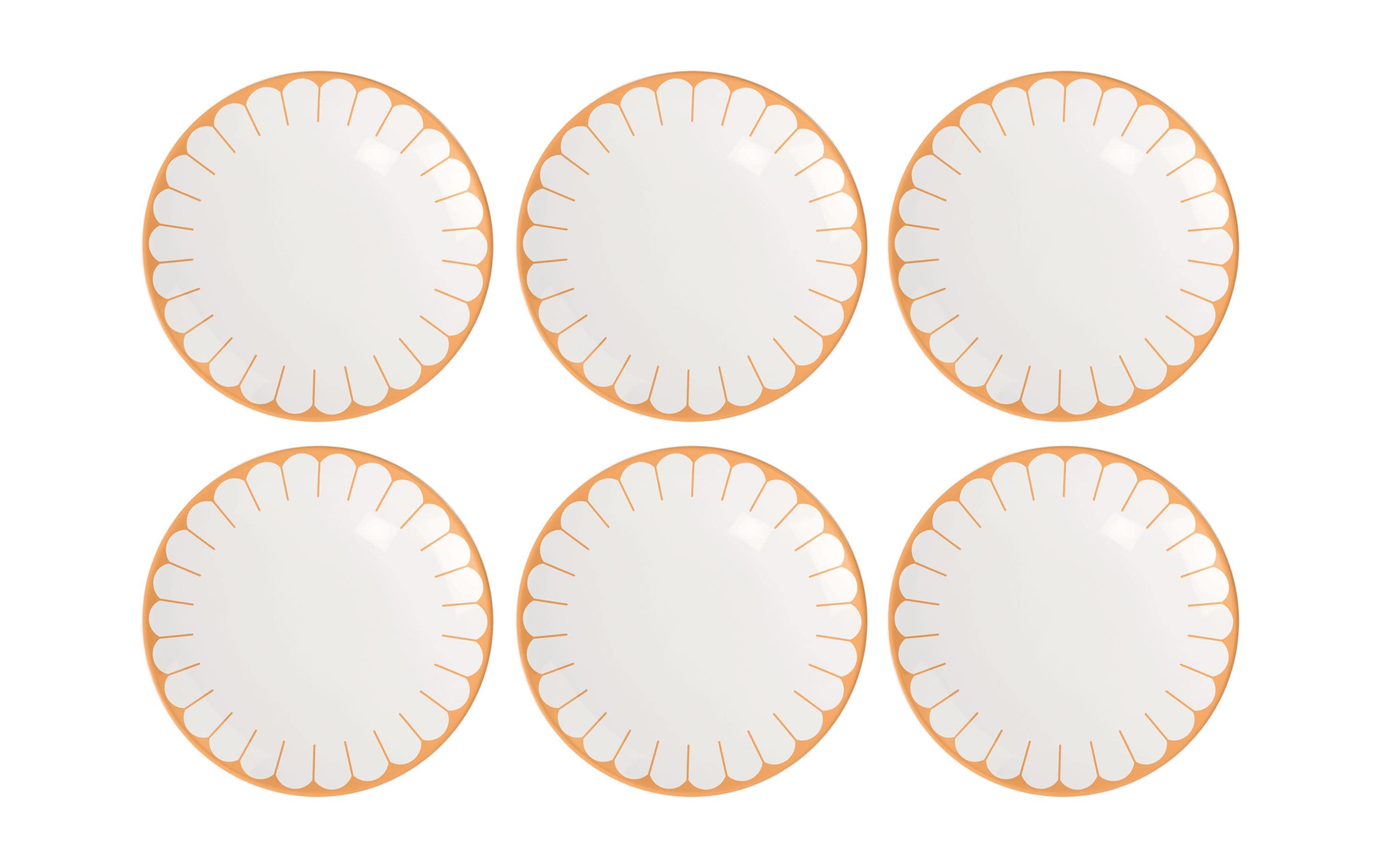Villeroy & Boch Frühstücks- & Dessertteller Fleur 6 Stück, Gelb
