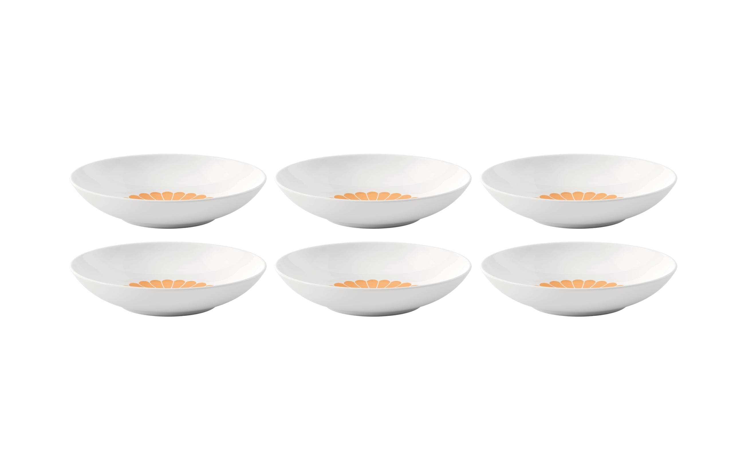 Villeroy & Boch Dessert-Schale Fleur 6 Stück, Gelb