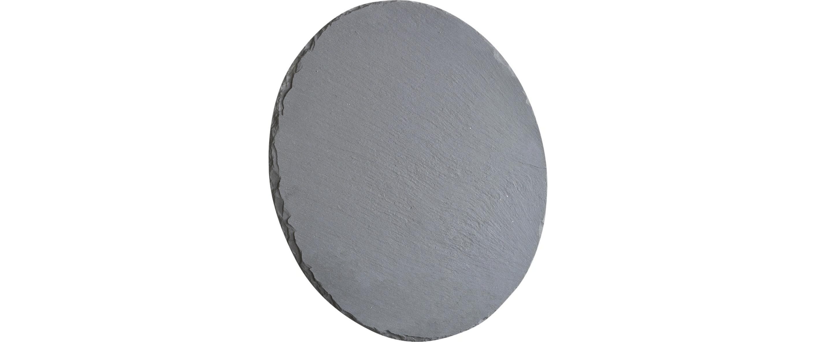 balthasar Servierplatte rund 30 cm, Schwarz