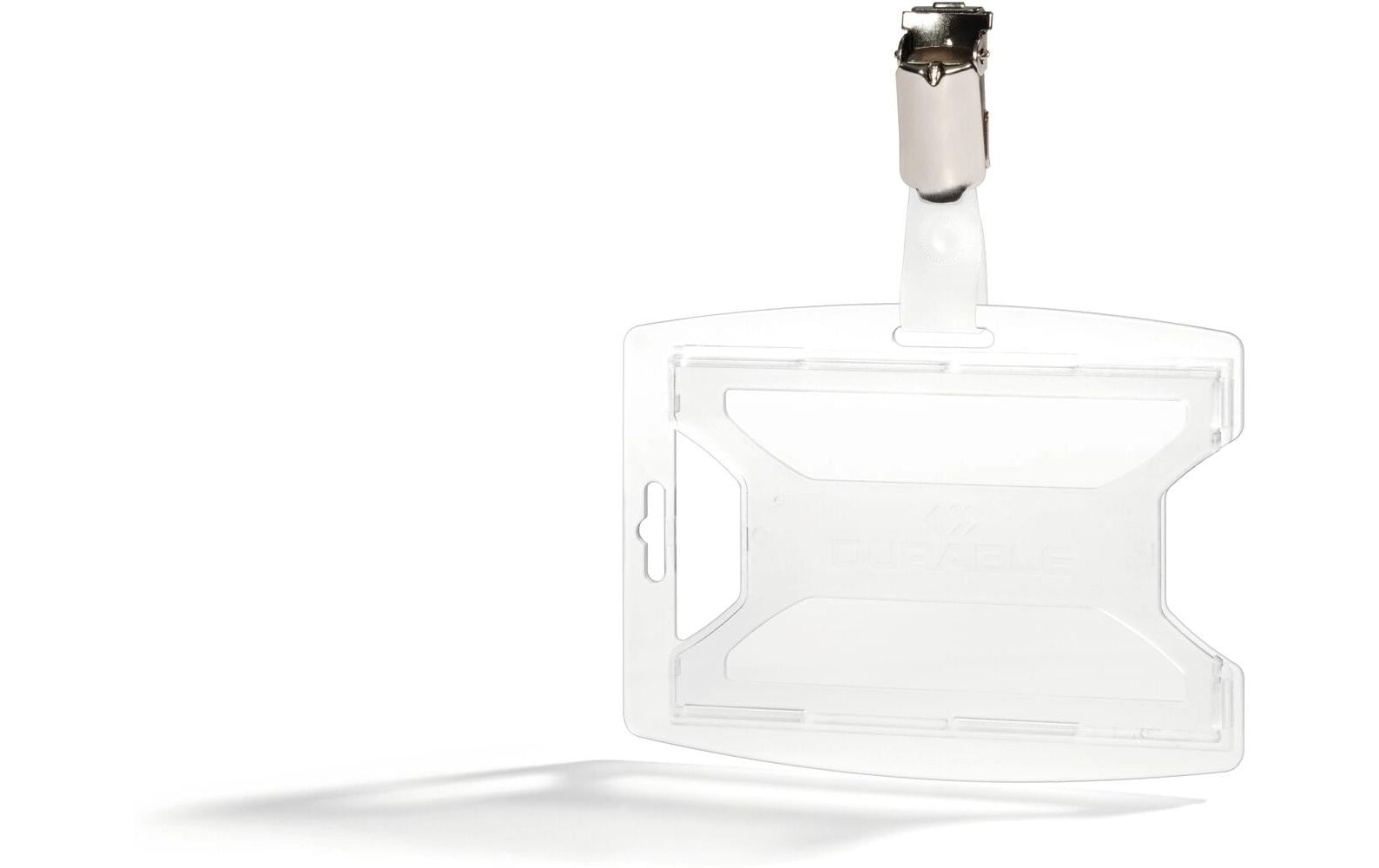 DURABLE Ausweishalter reXycle 1 Karte mit Clip, 25 Stück