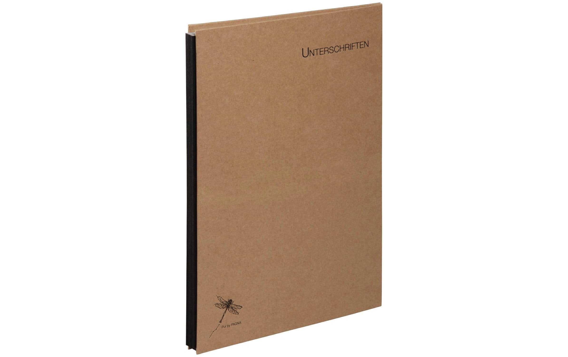 Pagna Unterschriftenmappe A4 Pur 10 Fächer, Braun