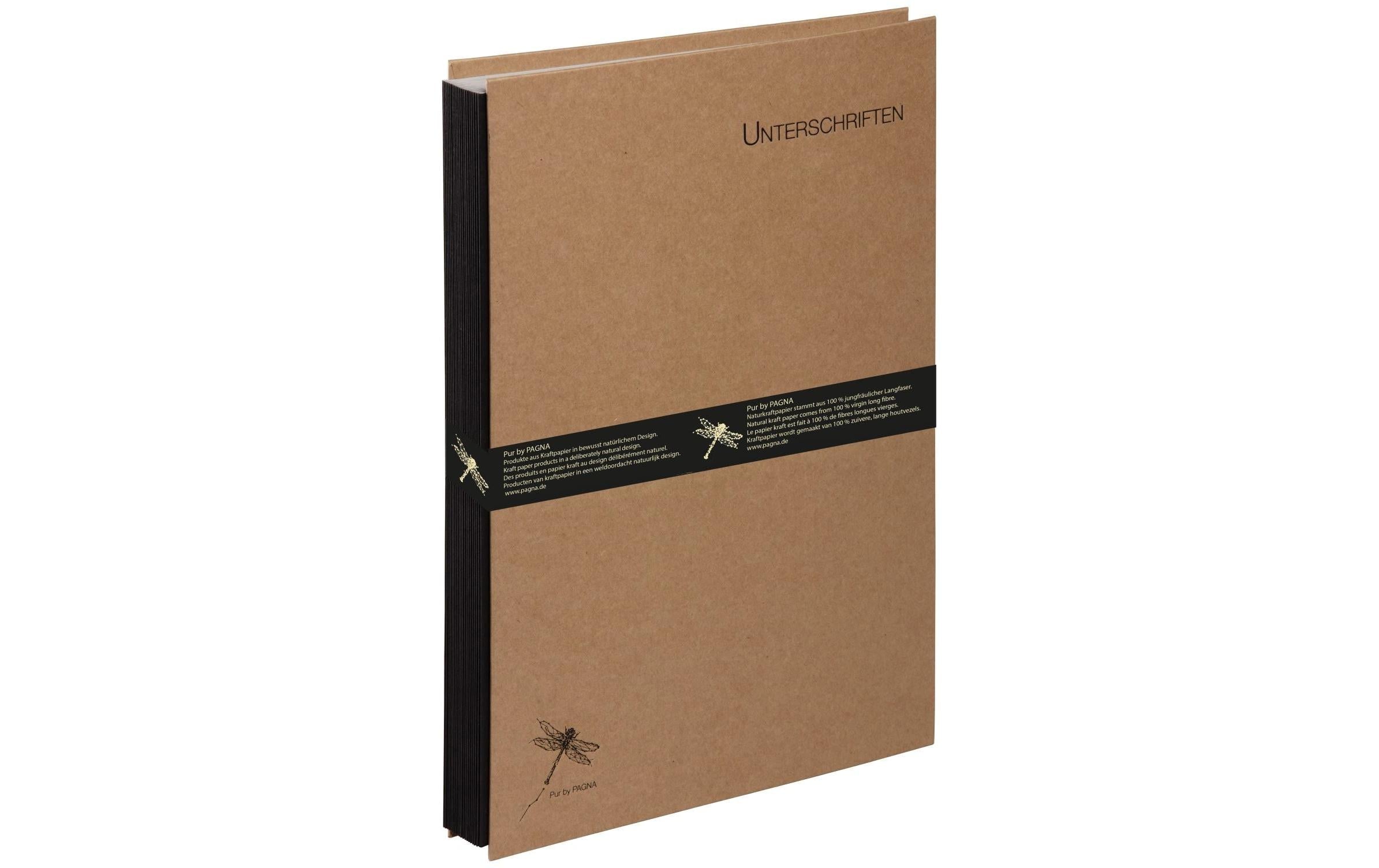 Pagna Unterschriftenmappe A4 Pur 20 Fächer, Braun