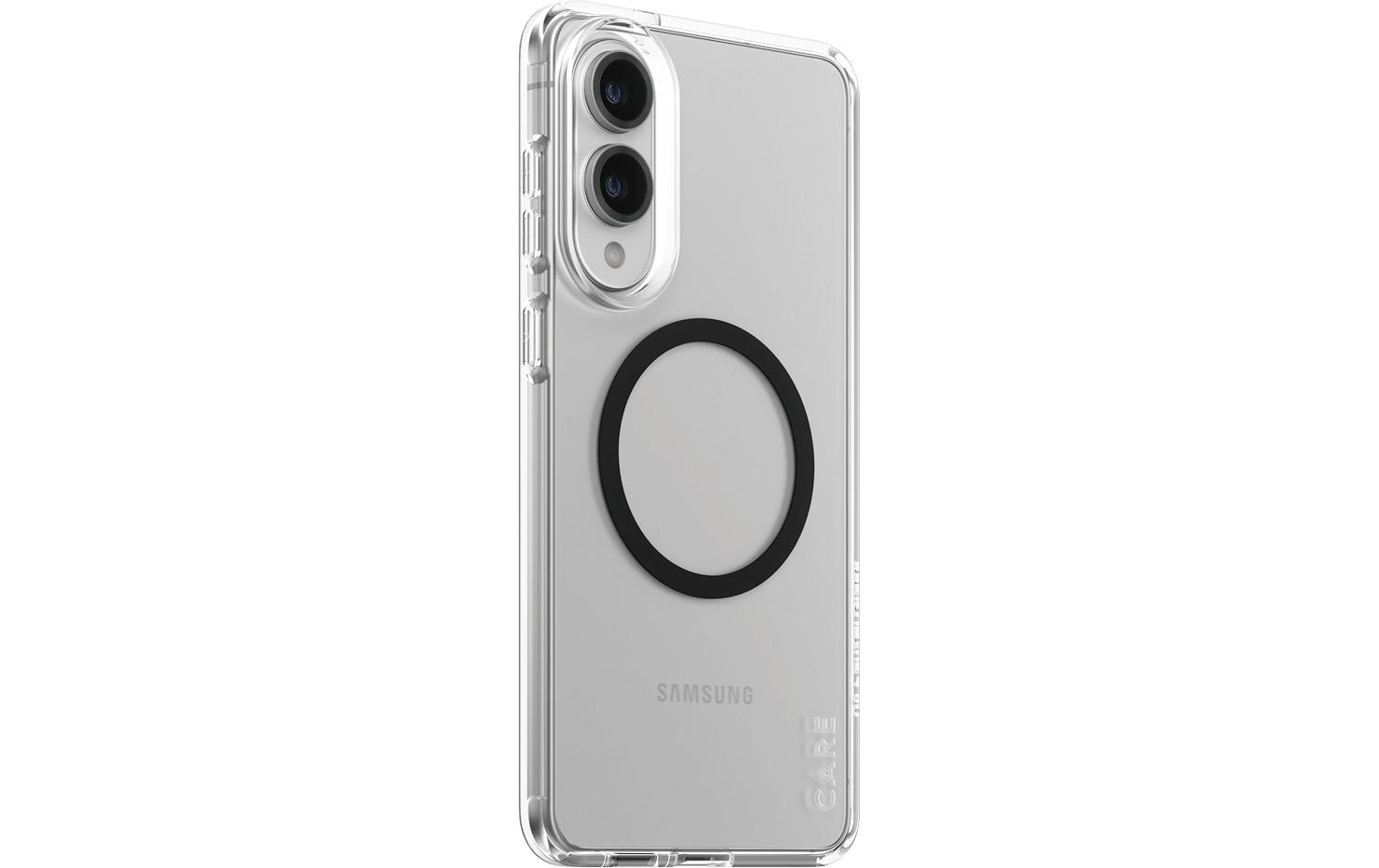 CARE Back Cover Flagship Galaxy S25 Edge Transparent Schwarz