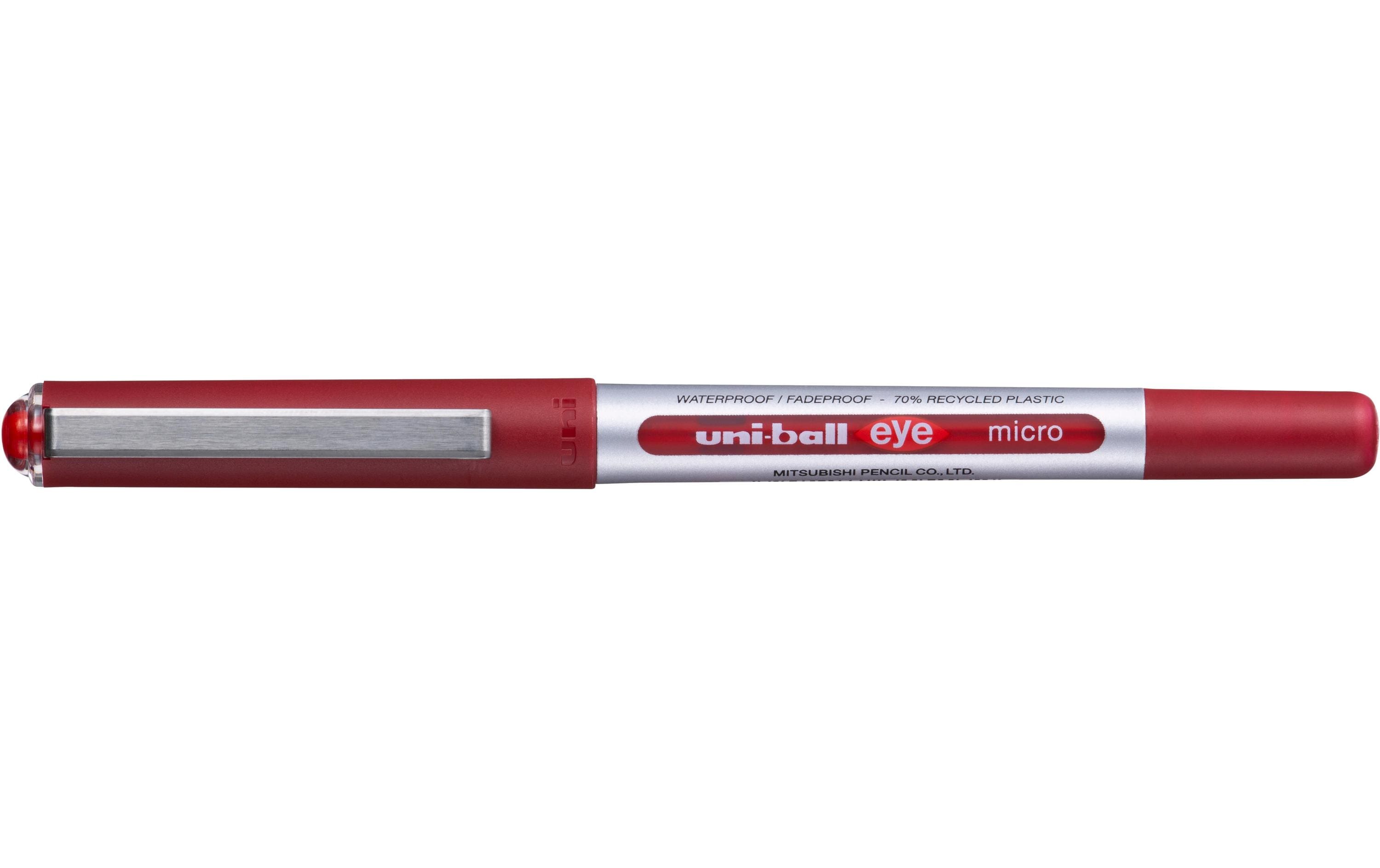 Uni Rollerball EYE Micro ECO 0.3 mm; 0.7 mm, Grau/Rot