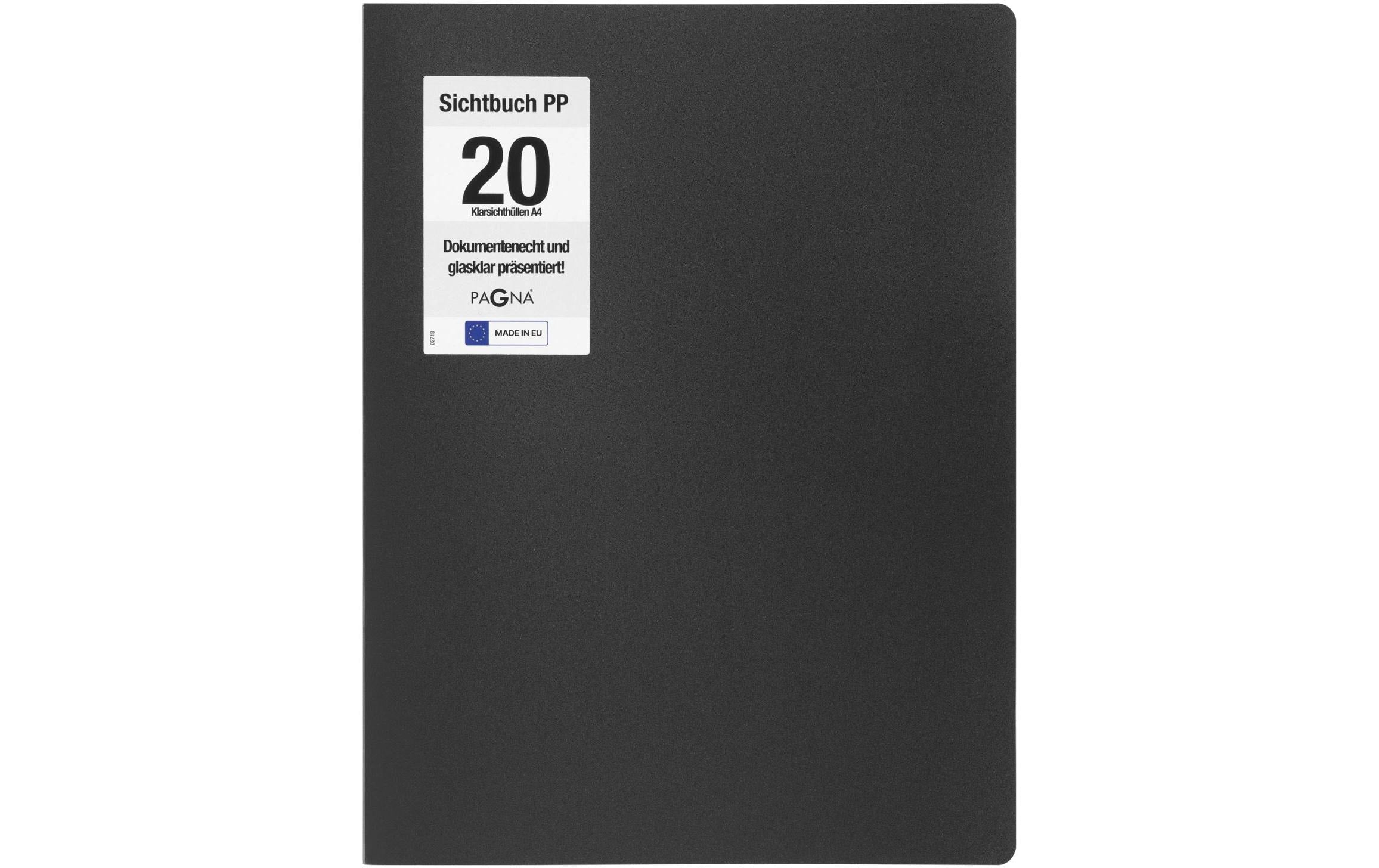 Pagna Sichtbuch Office A4 Schwarz