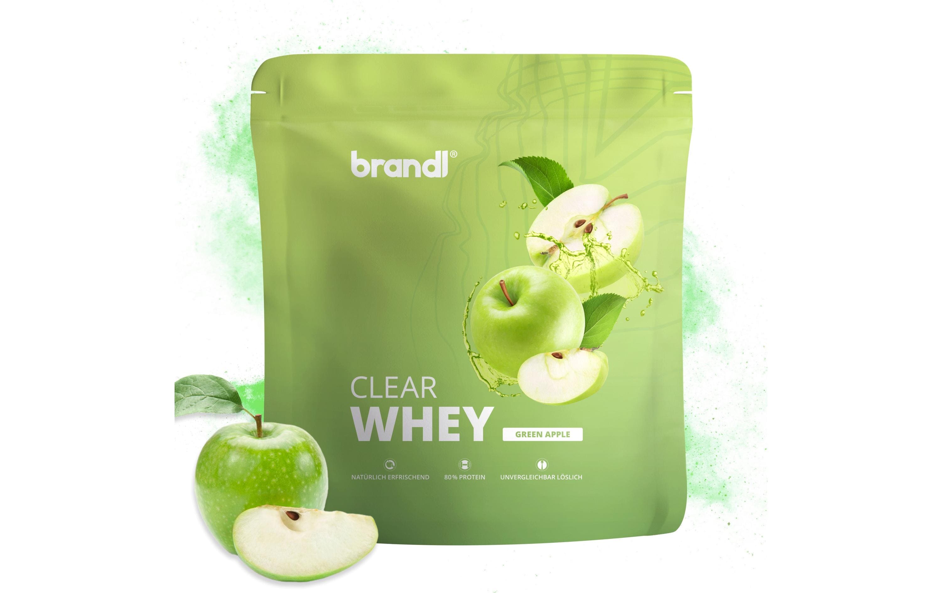 Brandl-Nutrition Pulver Clear Whey Apfel 800 g